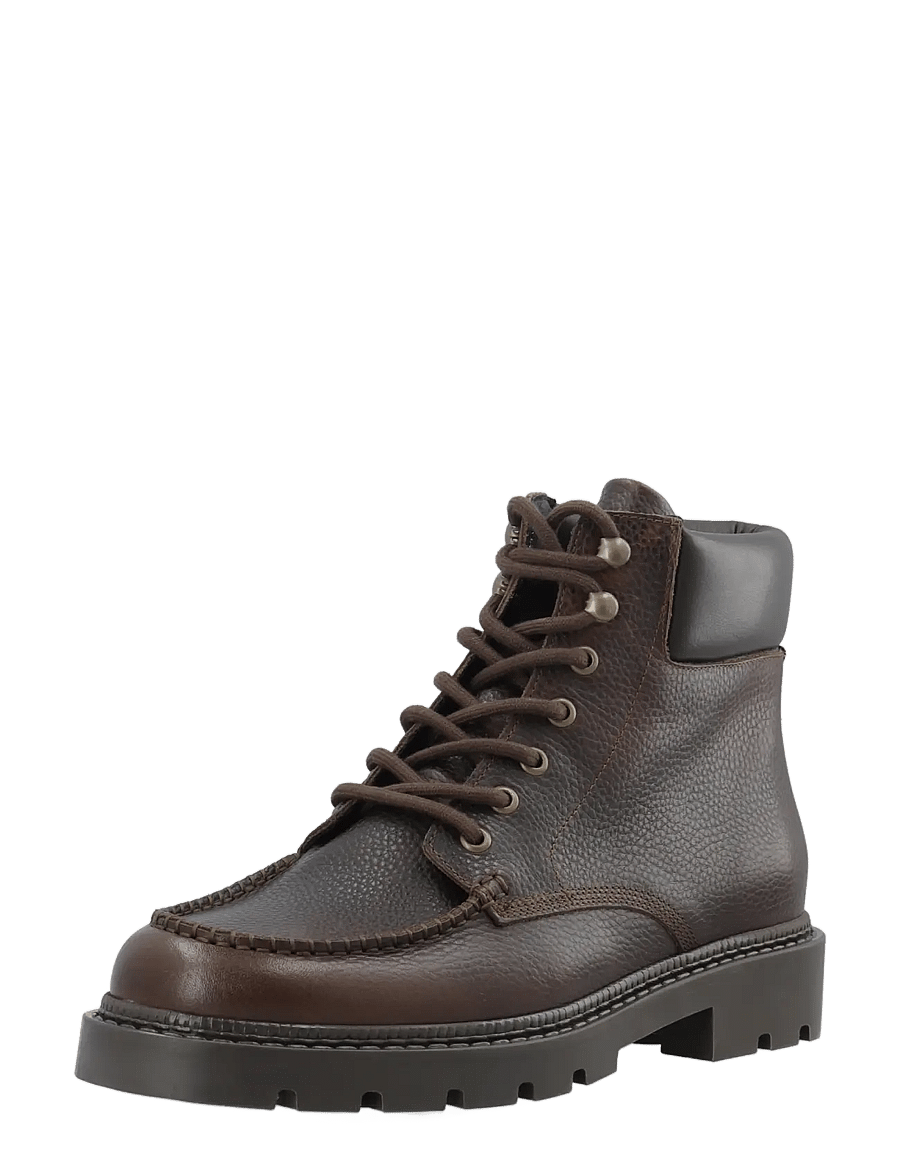 Bianco - BIAJEFF Engineer Boot Texas Tumbled - schnürstiefel - dark brown - 0