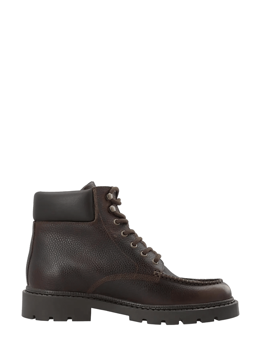 Bianco - BIAJEFF Engineer Boot Texas Tumbled - schnürstiefel - dark brown - 3