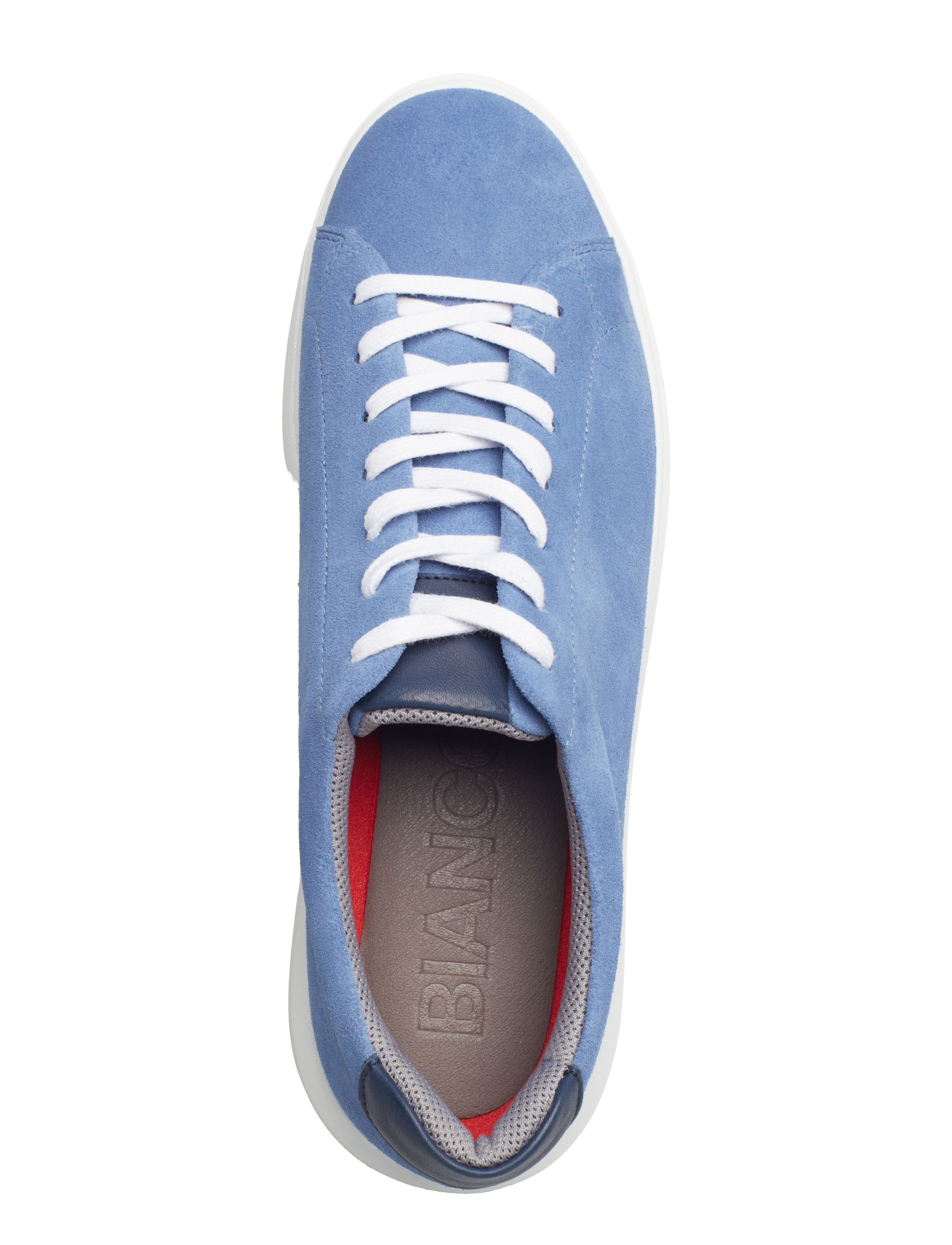 Bianco - BIAGARY Sneaker Suede - blue - 3