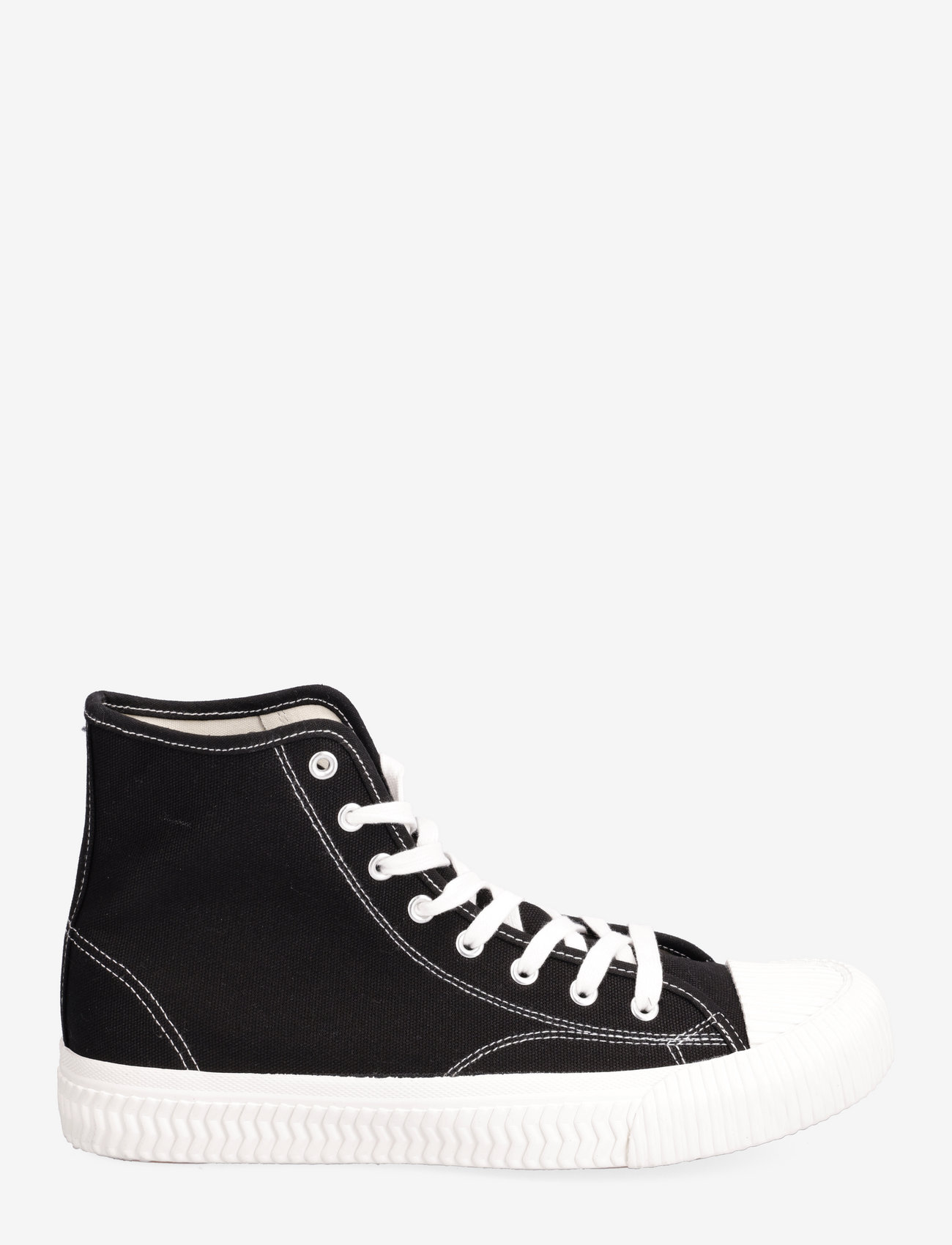 Bianco - BIAJEPPE Sneaker High Canvas - ar paaugstinātu potītes daļu - black - 1