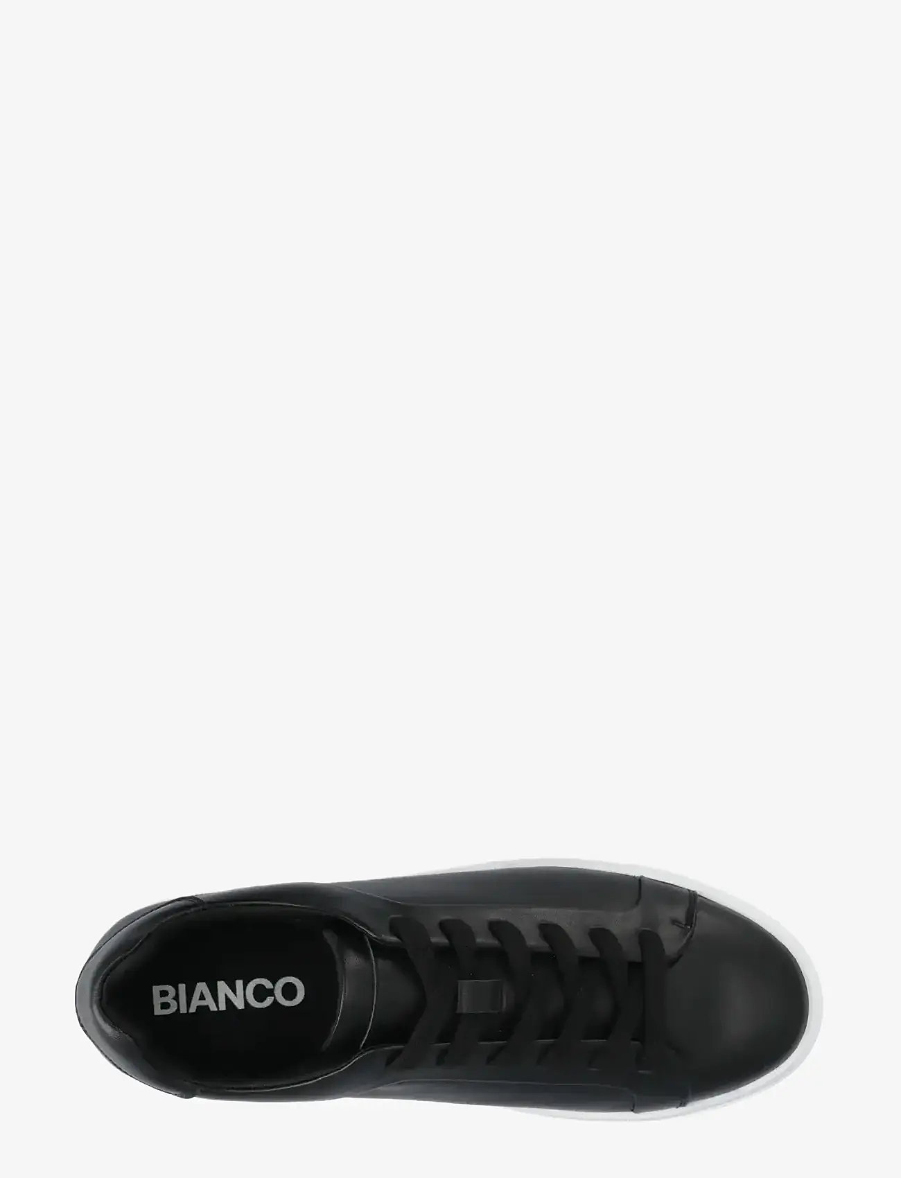 Bianco - BIAJACK Sneaker Smooth Leather - låga sneakers - black - 4