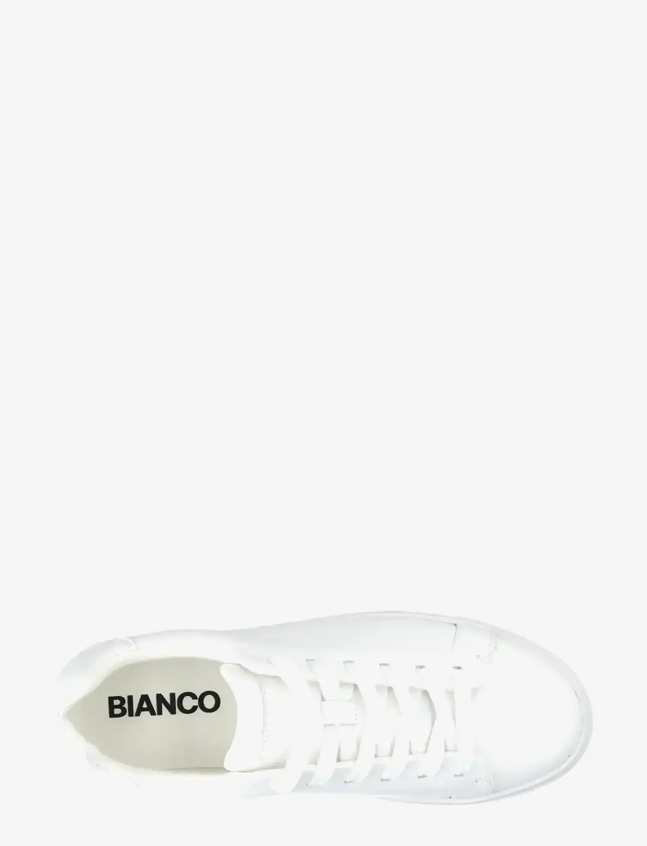 Bianco - BIAJACK Sneaker Smooth Leather - låga sneakers - white - 4
