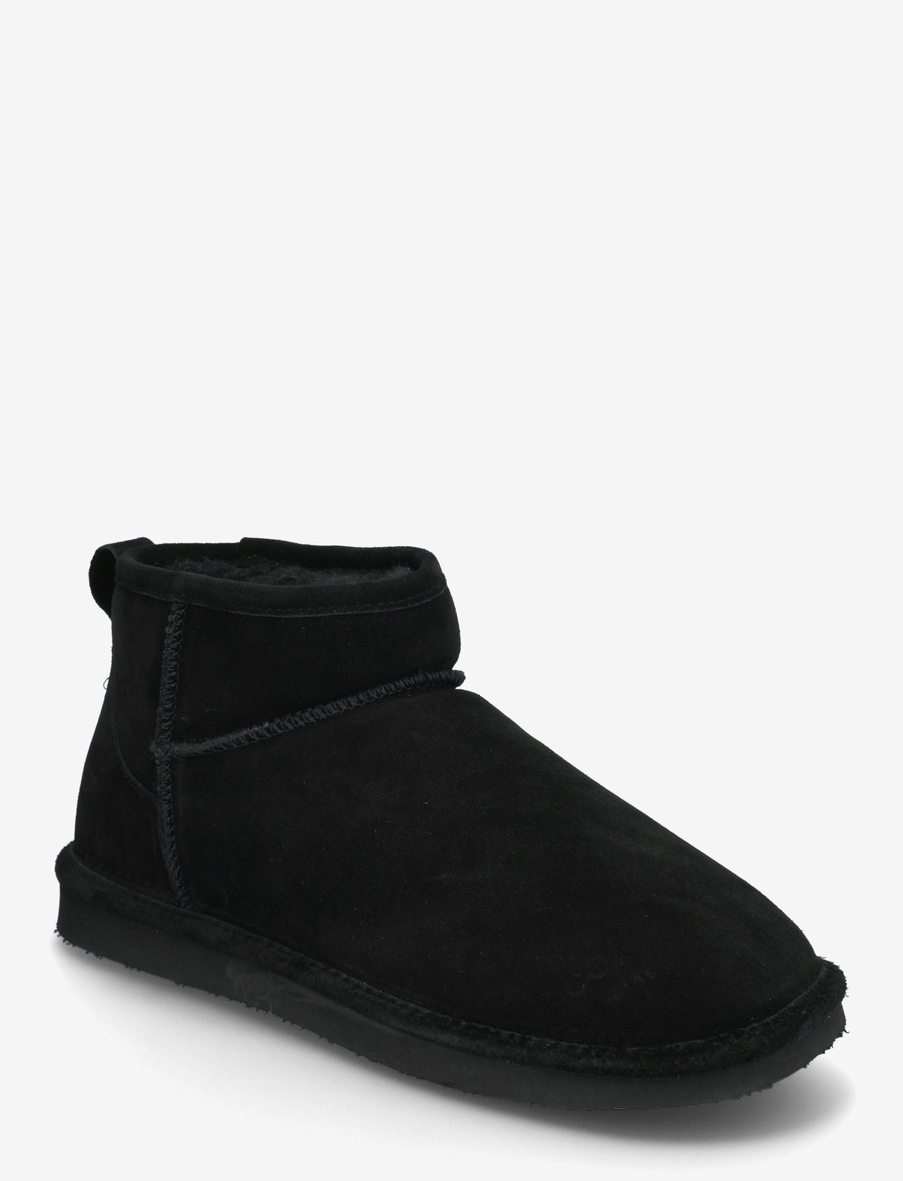 Bianco - BIASNOWMAN Ankle Boot Suede - winter boots - black - 0