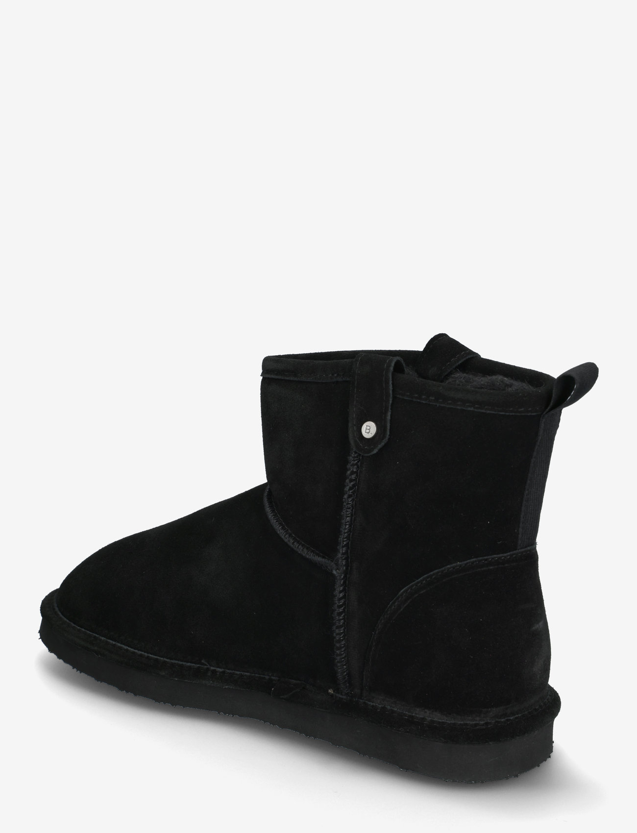 Bianco - BIASNOWMAN Short Boot Suede - vinterstøvler - black - 2