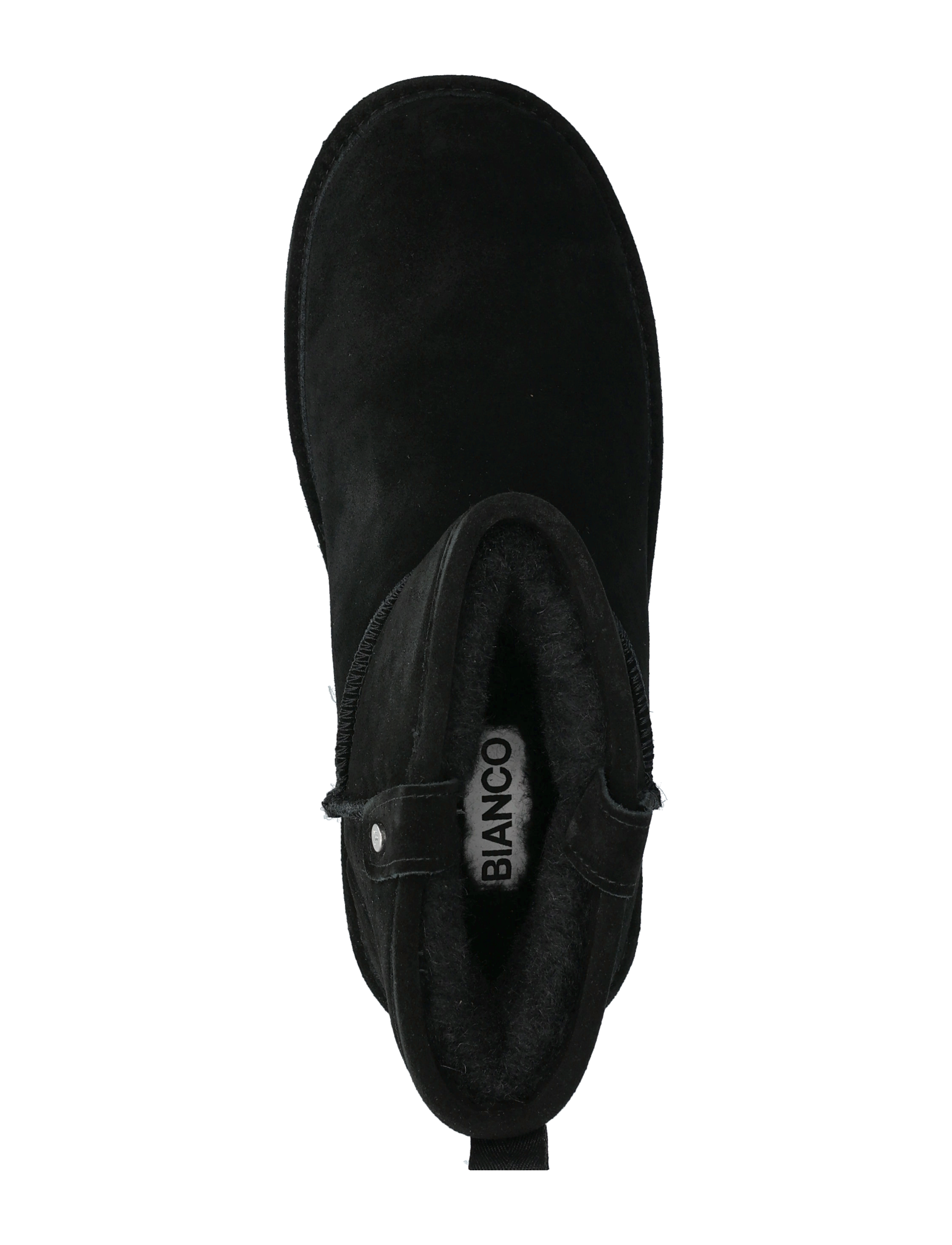 Bianco - BIASNOWMAN Short Boot Suede - vinterstøvler - black - 3