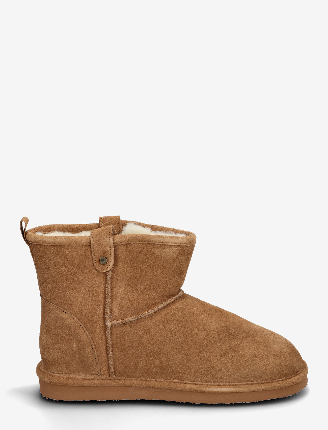 Bianco - BIASNOWMAN Short Boot Suede - winterstiefel - cognac - 1