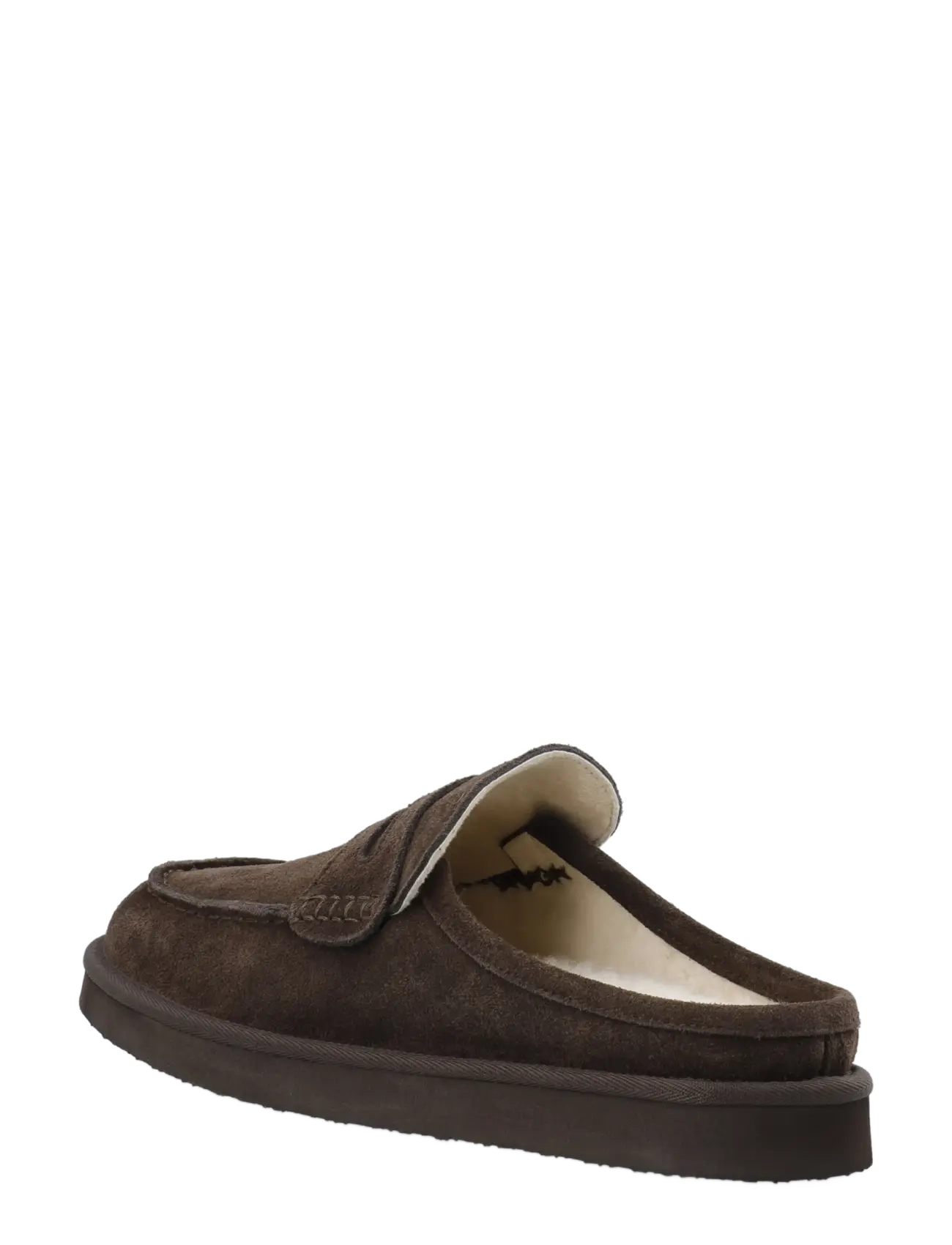 Bianco - BIAOSCAR Moc Toe Slipper Suede - kollektionen - dark brown - 2