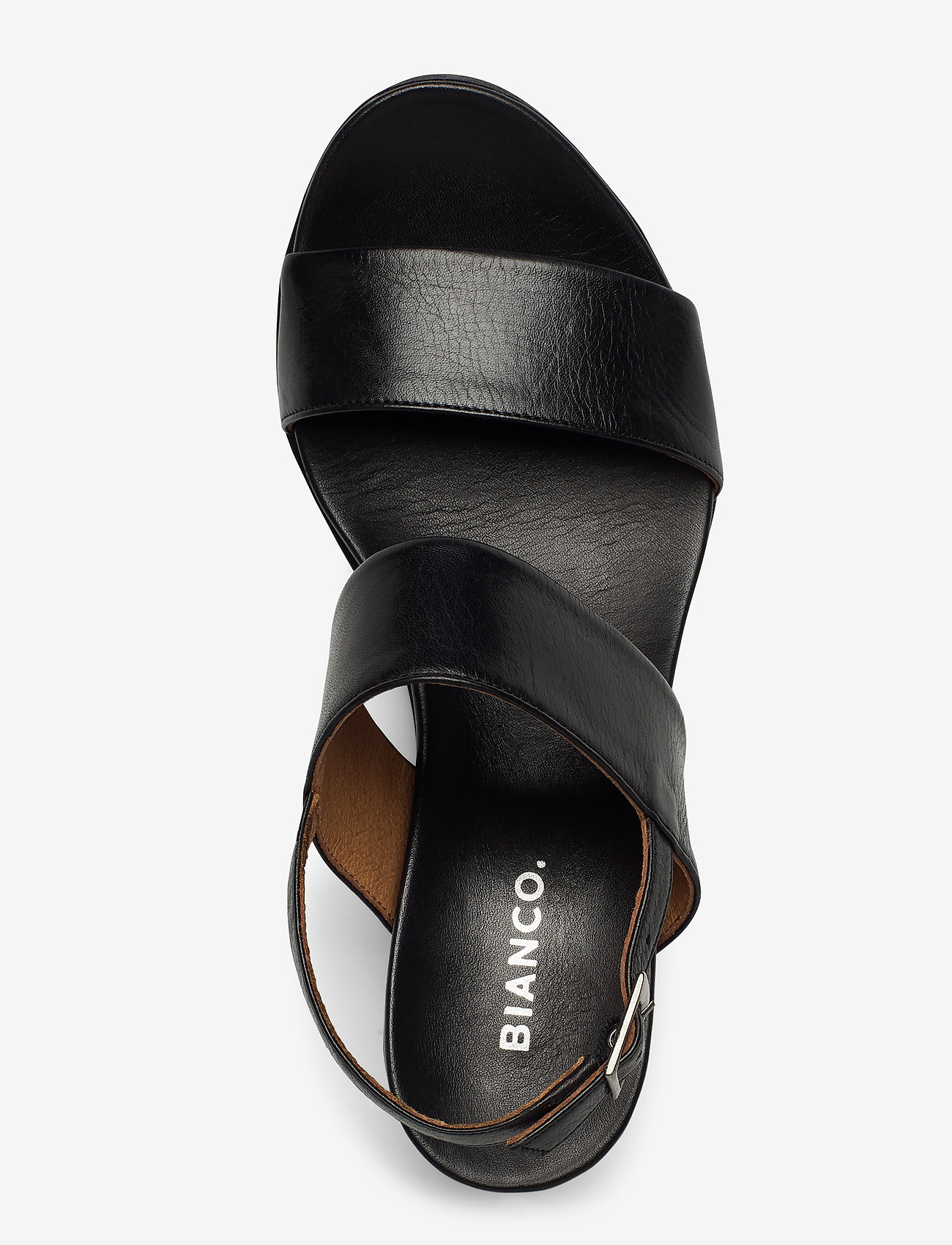 Bianco - BIACAILY Leather Wedge Sandal - black - 3