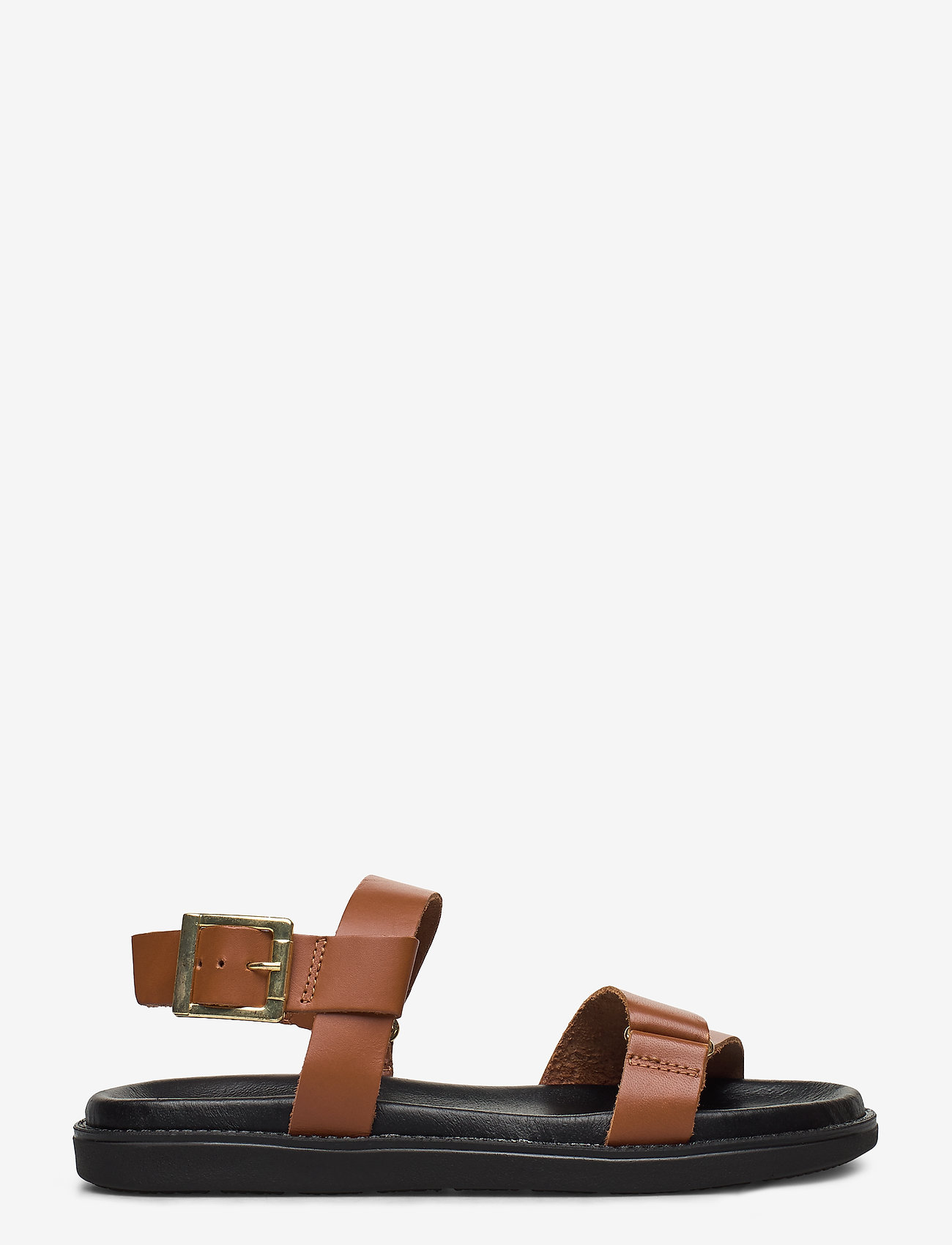 Bianco - BIADEBBIE Leather Strap Sandal - cognac - 1