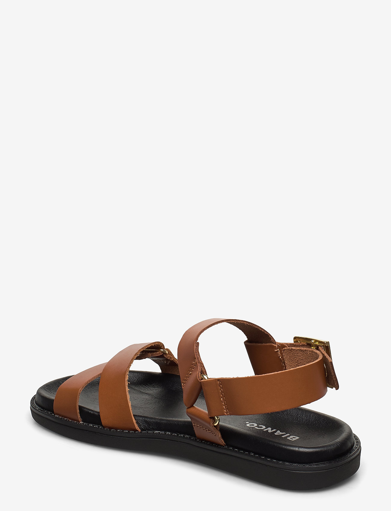 Bianco - BIADEBBIE Leather Strap Sandal - cognac - 2