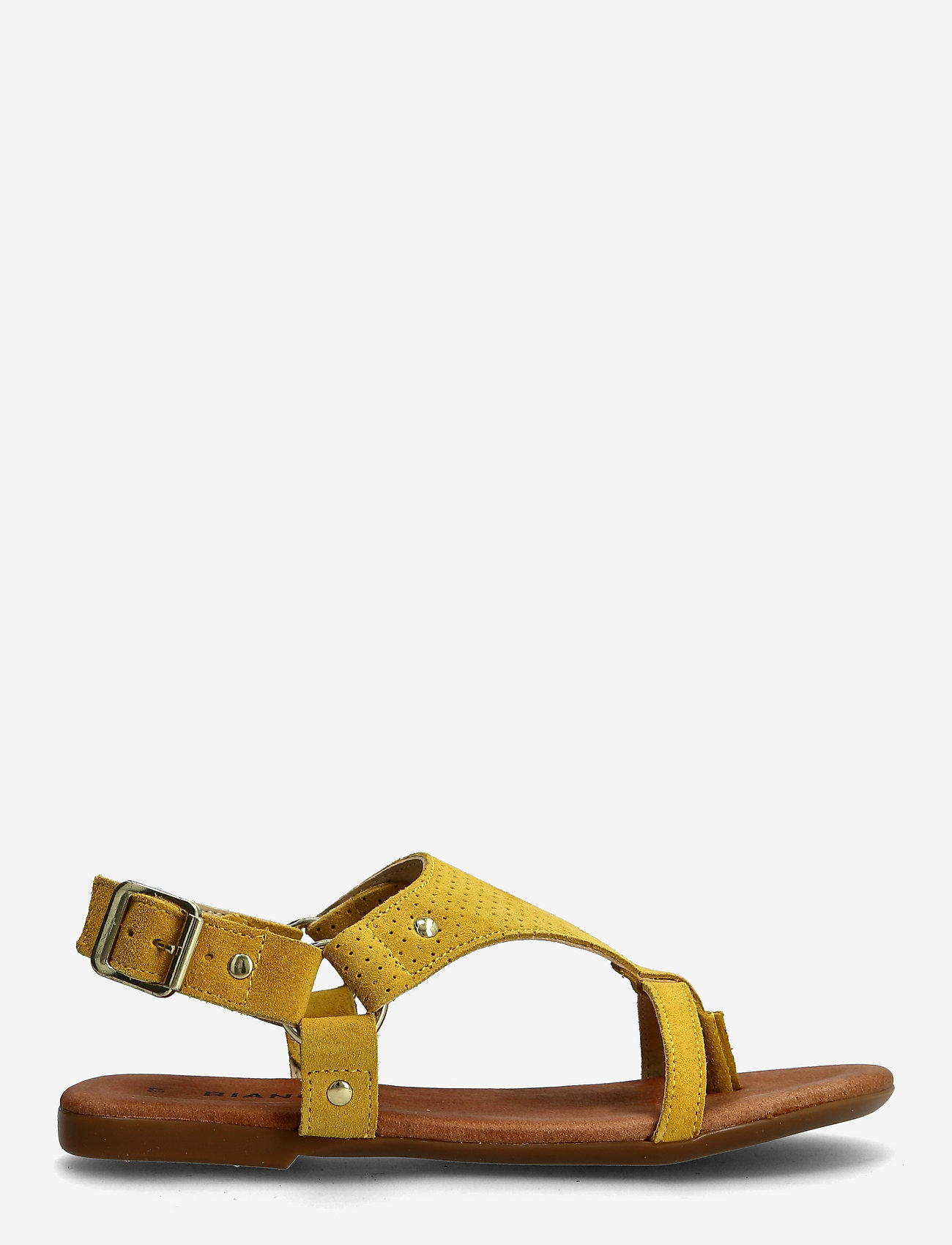 Bianco - BIAVERONA Suede Perf. Sandal - yellow 1 - 1