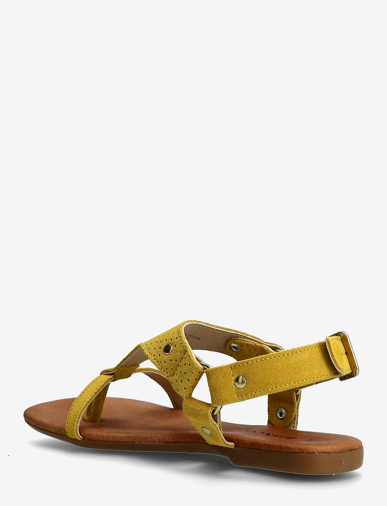 Bianco - BIAVERONA Suede Perf. Sandal - yellow 1 - 2
