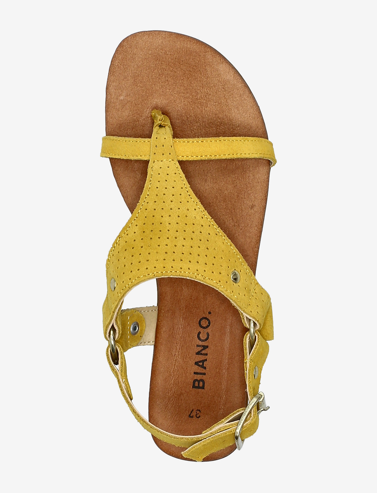Bianco - BIAVERONA Suede Perf. Sandal - yellow 1 - 3