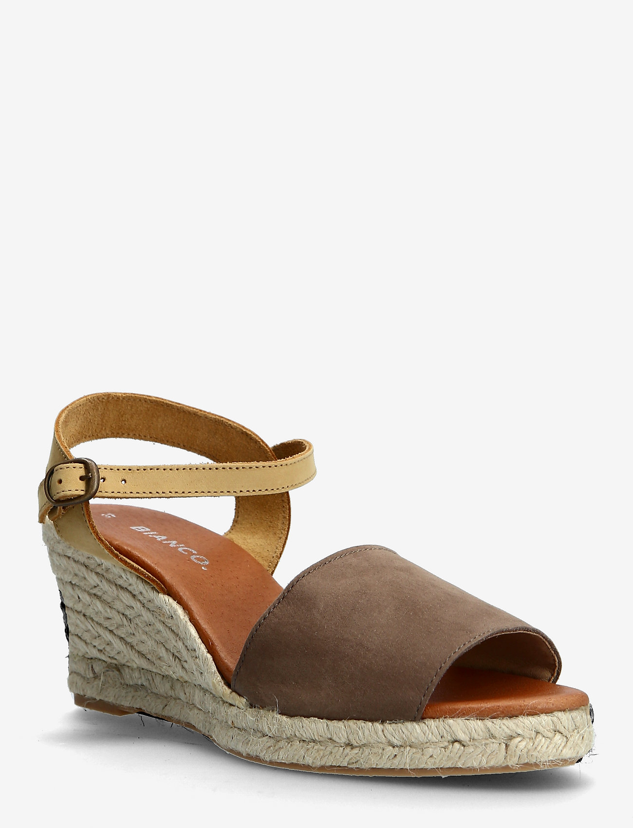 Bianco - BIADARA Suede Espadrille - light brown 1 - 0