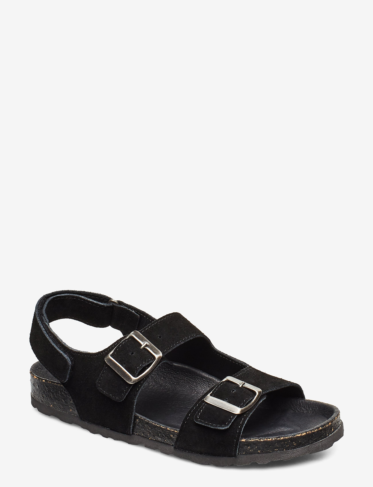 BIABETRICIA Suede Sandal - BLACK 1