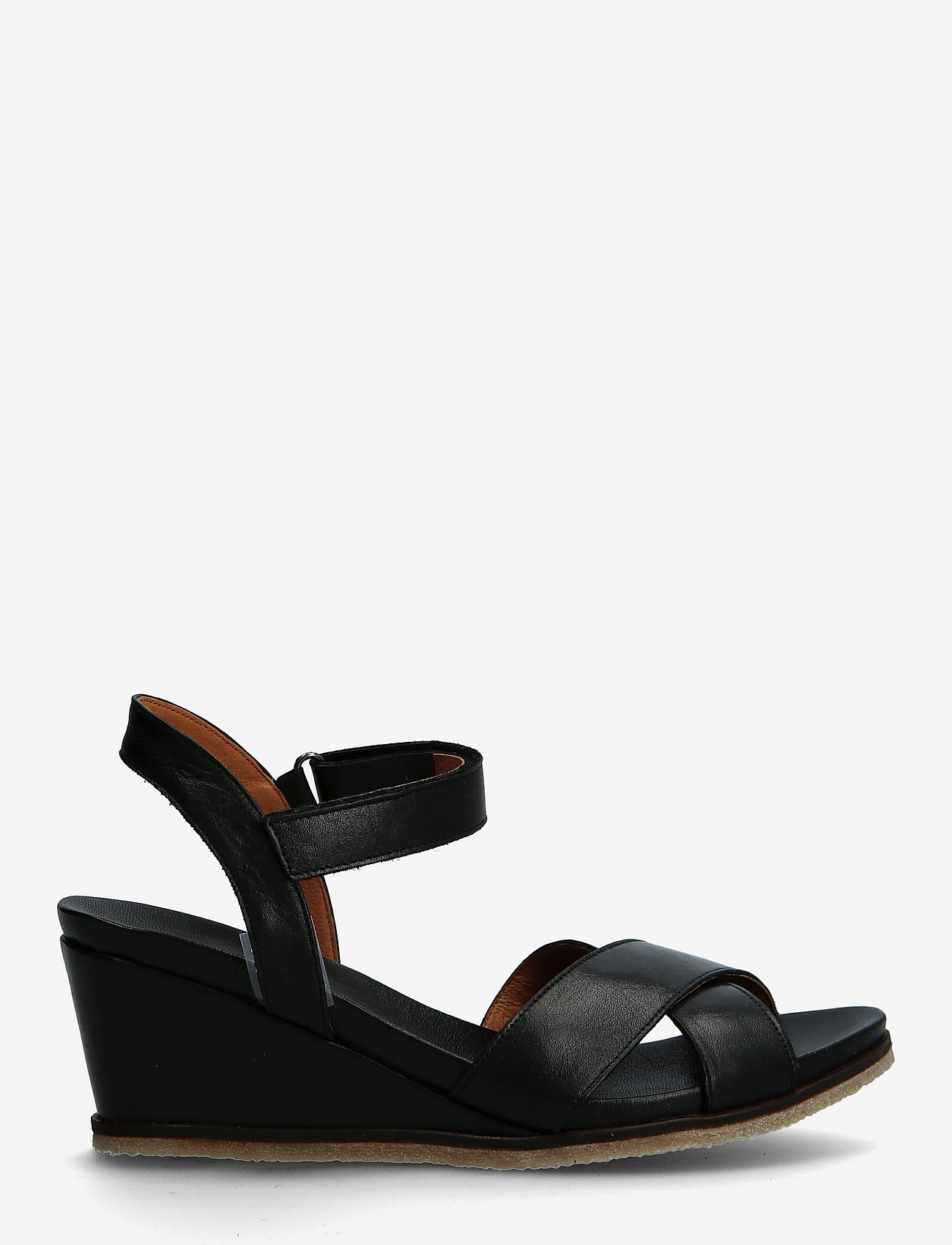 Bianco - BIACAILY Leather Cross Sandal - black - 1