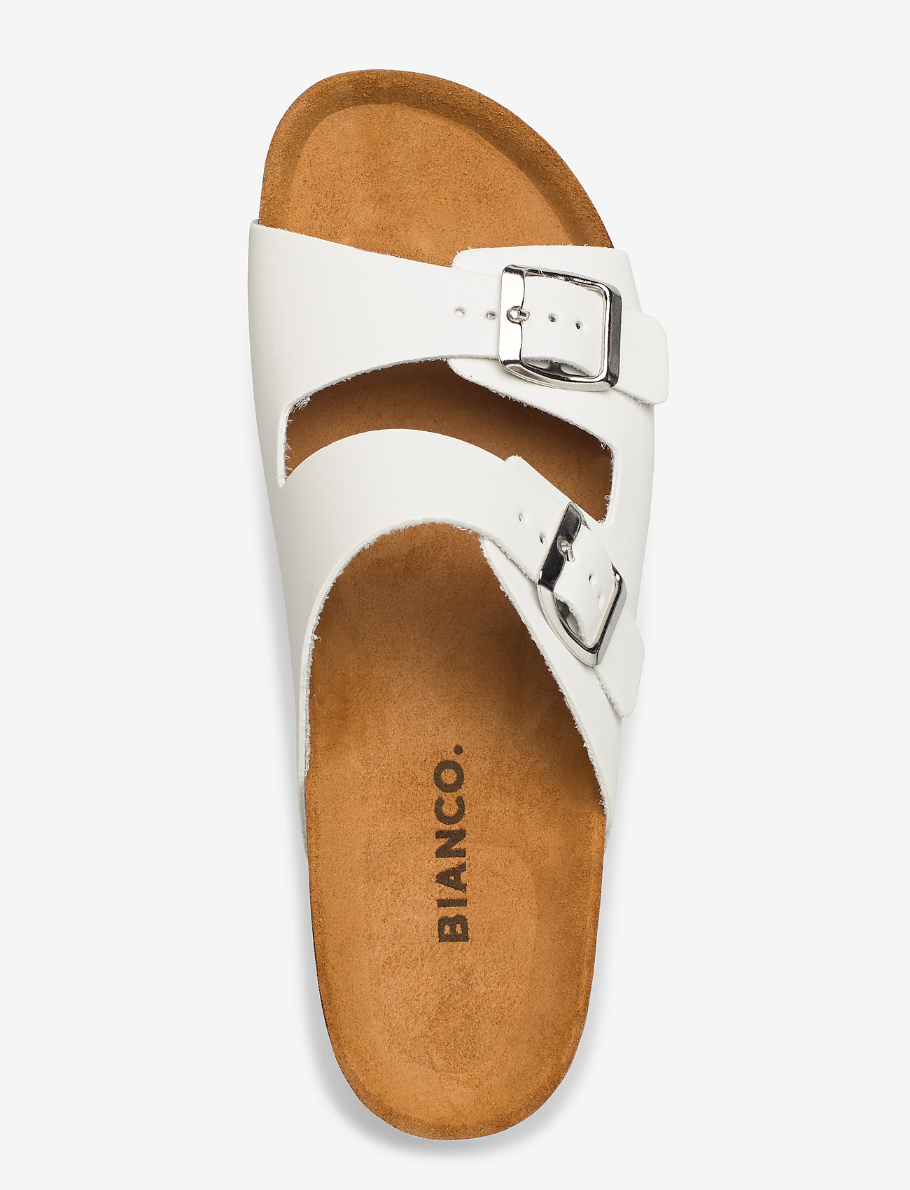 Bianco - BIABETTY Wedge Buckle Sandal - white - 3