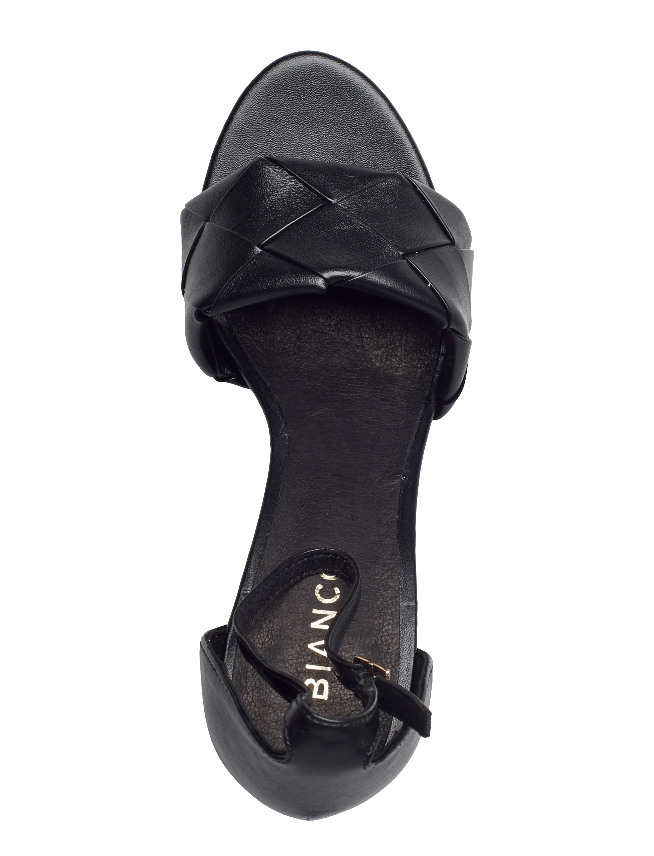 Bianco - BIADEEANN Braided Sandal - black - 3