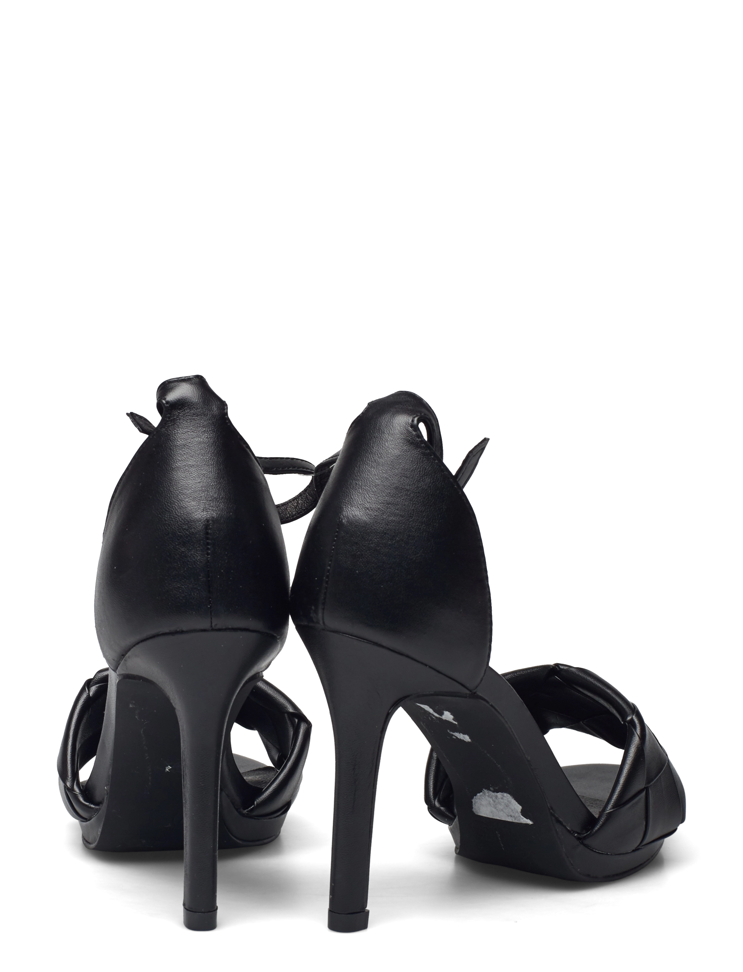 Bianco - BIADEEANN Braided Sandal - black - 4