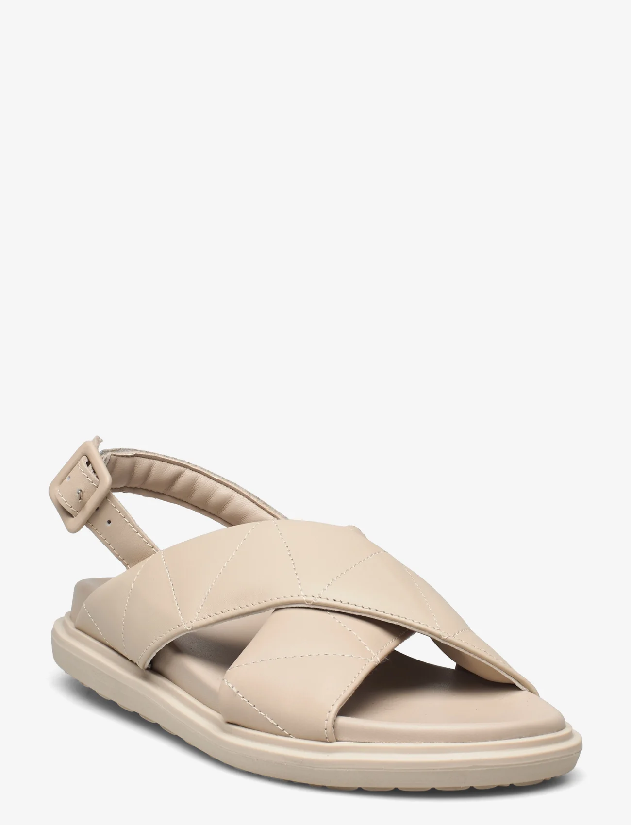 Bianco - BIAFRANCINE Quilt Sandal - flat sandals - natural - 0