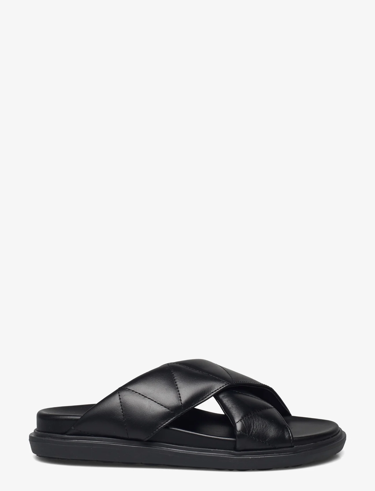 Bianco - BIAFRANCINE Quilt Basic Sandal - płaskie sandały - black - 1