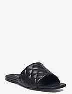 BIAFAVOUR Quilt Sandal - BLACK