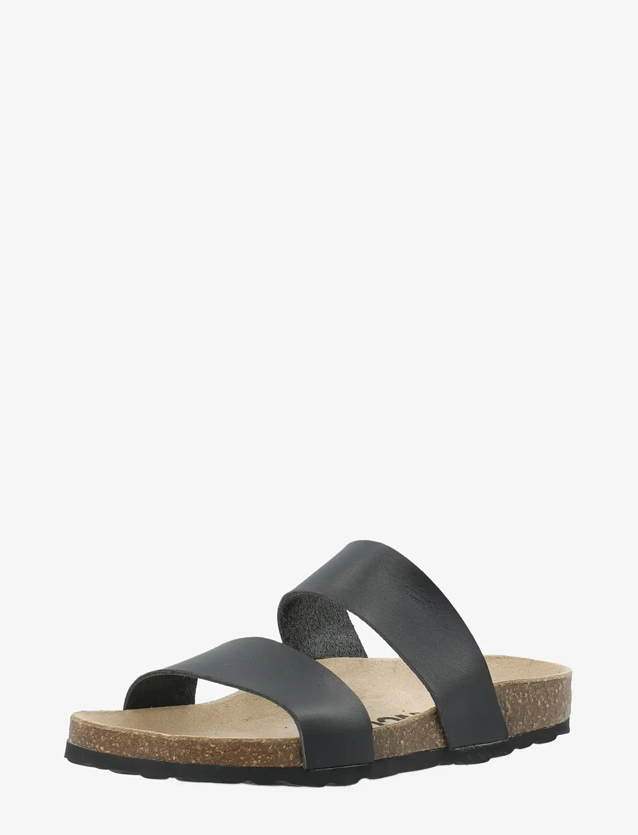 Bianco - BIABETRICIA Twin Strap Sandal - platta sandaler - black - 0