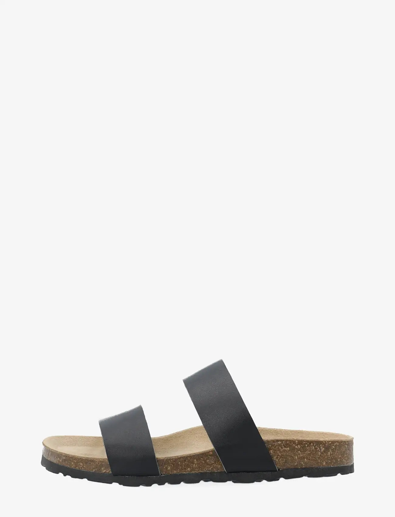 Bianco - BIABETRICIA Twin Strap Sandal - platta sandaler - black - 1