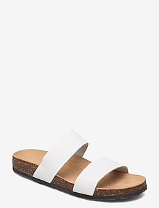 BIABETRICIA Twin Strap Sandal, Bianco