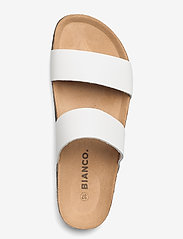 Bianco - BIABETRICIA Twin Strap Sandal - sandales plates - white - 3