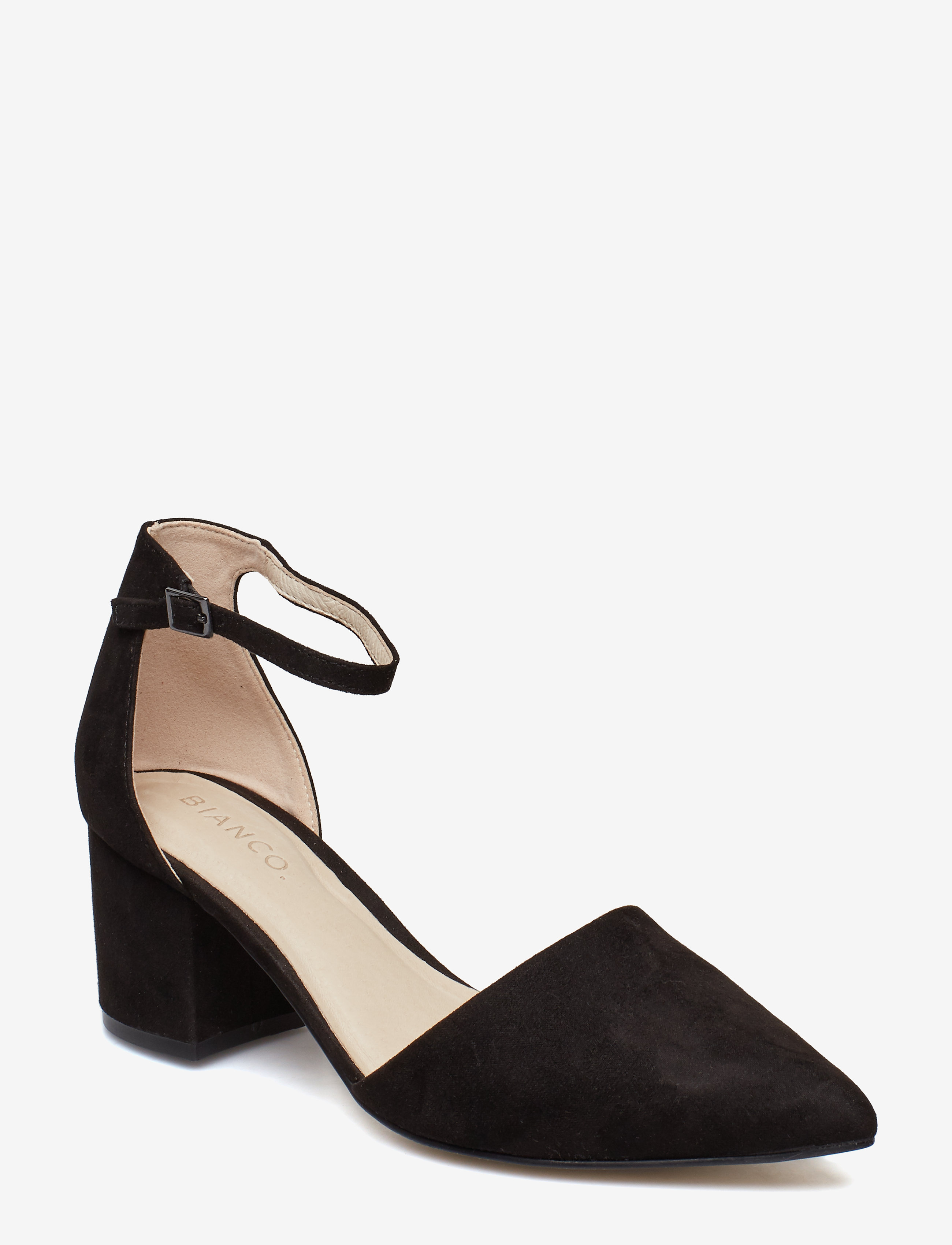 Bianco Biadevived Pump Micro Suede, 37, Black, Pumps > Klassiske, Dame