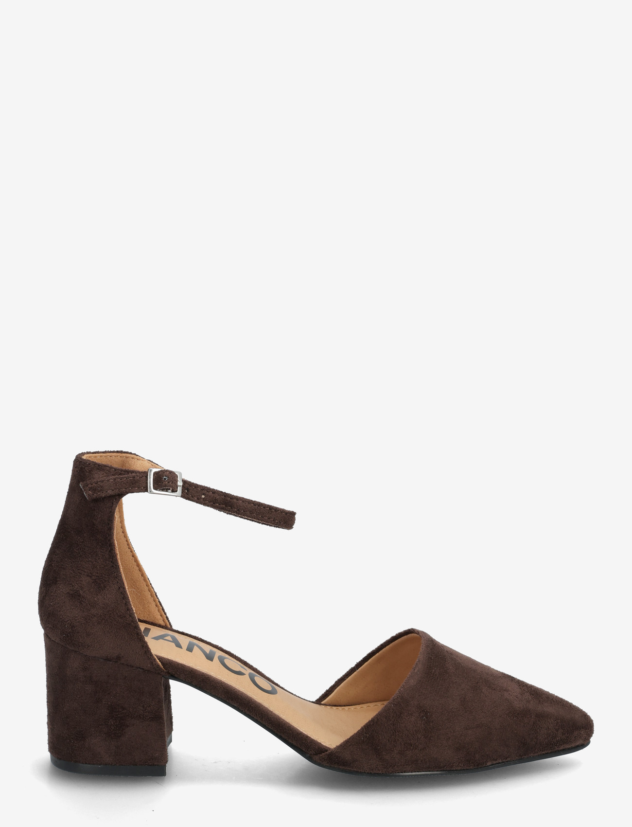 Bianco - BIADEVIVED Pump Micro Suede - kontsaga kingad - dark brown - 1