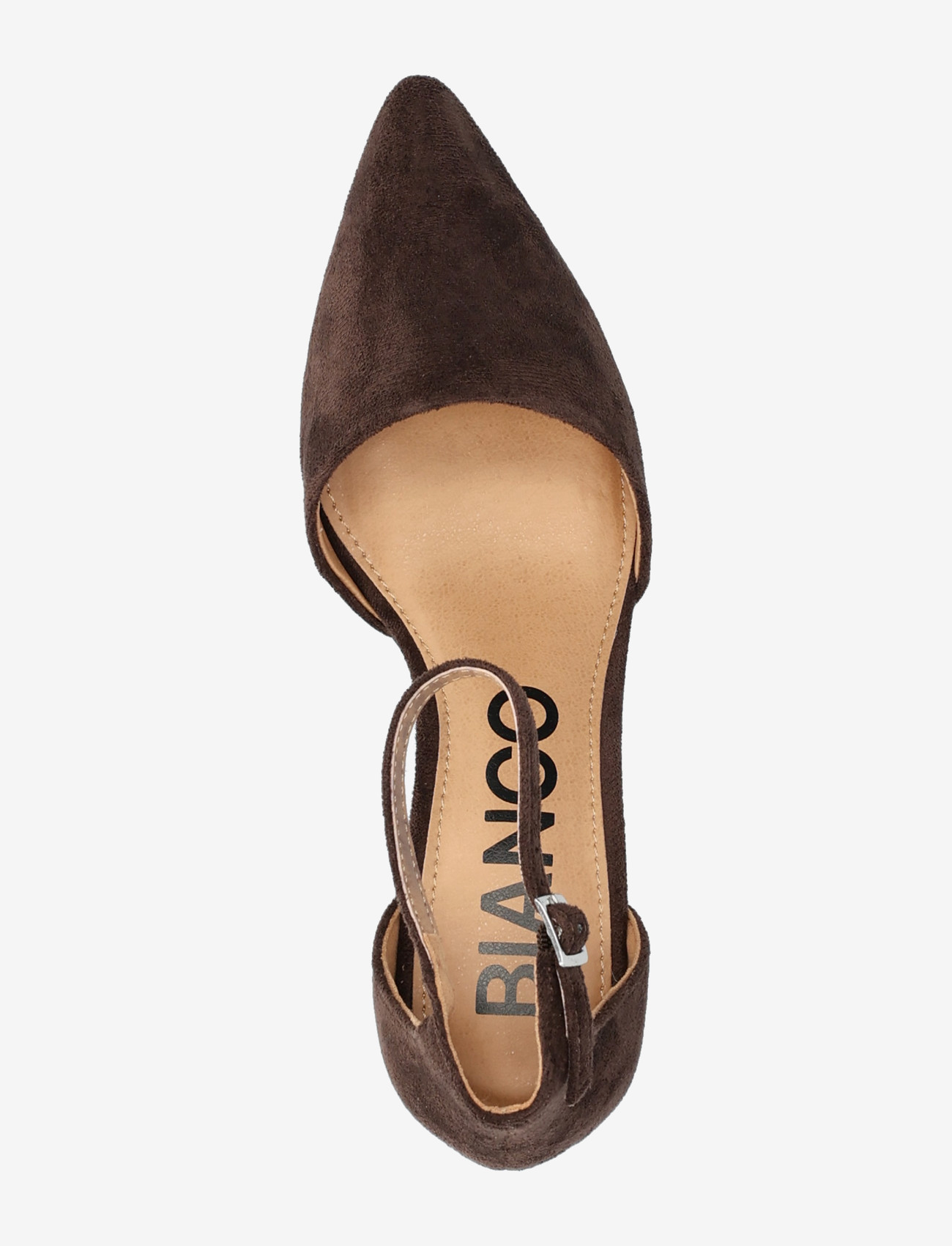 Bianco - BIADEVIVED Pump Micro Suede - kontsaga kingad - dark brown - 3