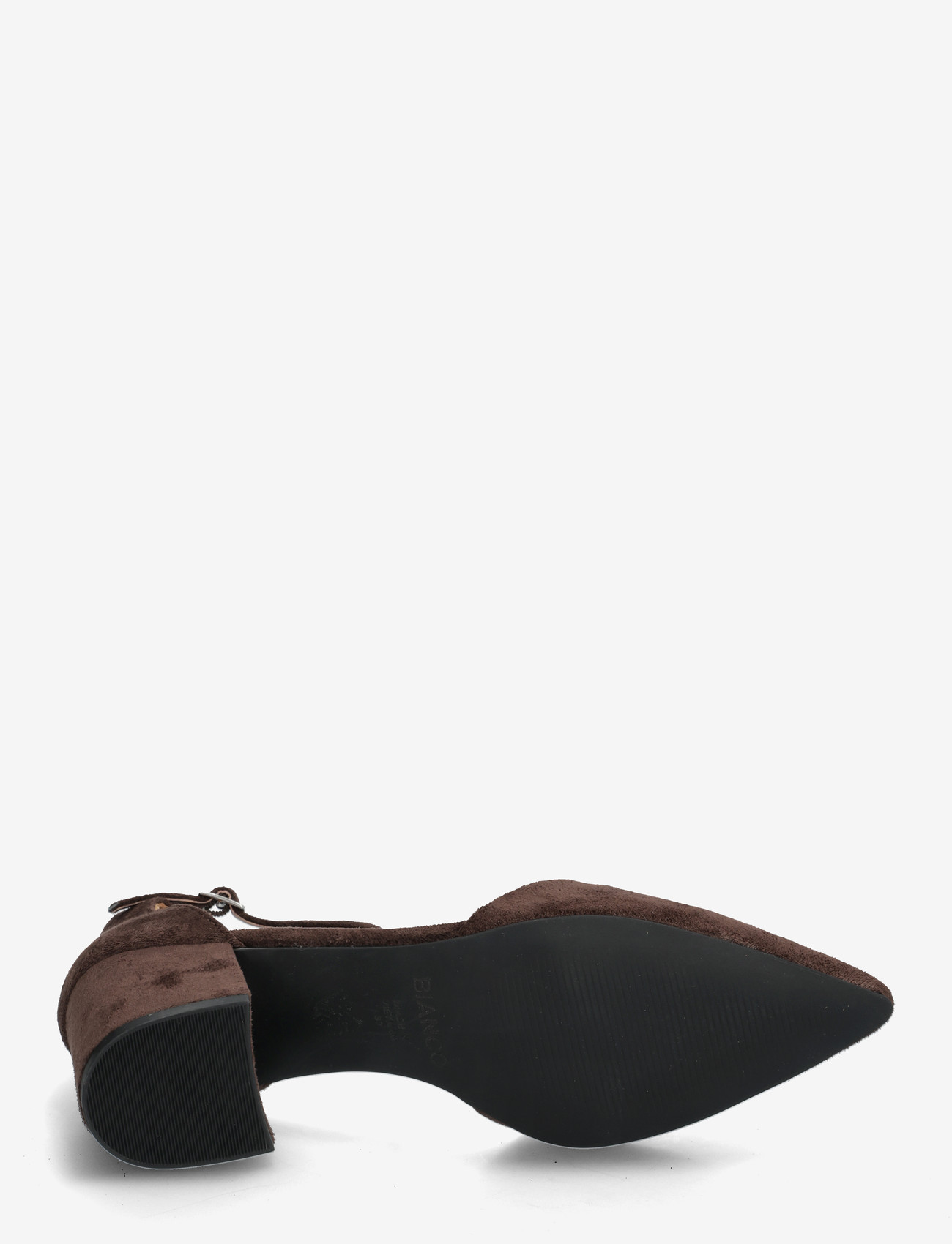 Bianco - BIADEVIVED Pump Micro Suede - kontsaga kingad - dark brown - 4