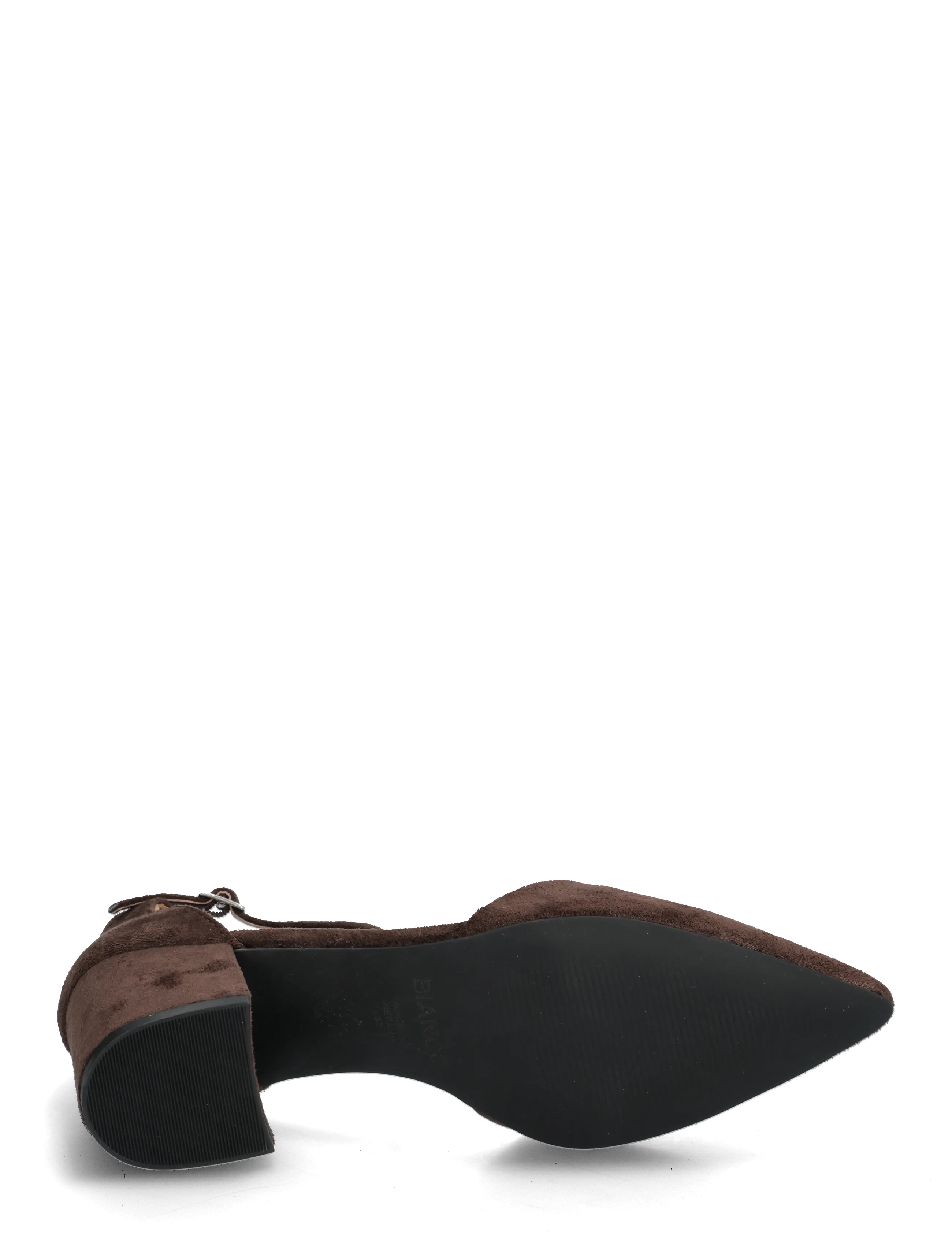Bianco - BIADEVIVED Pump Micro Suede - pumps - dark brown - 4