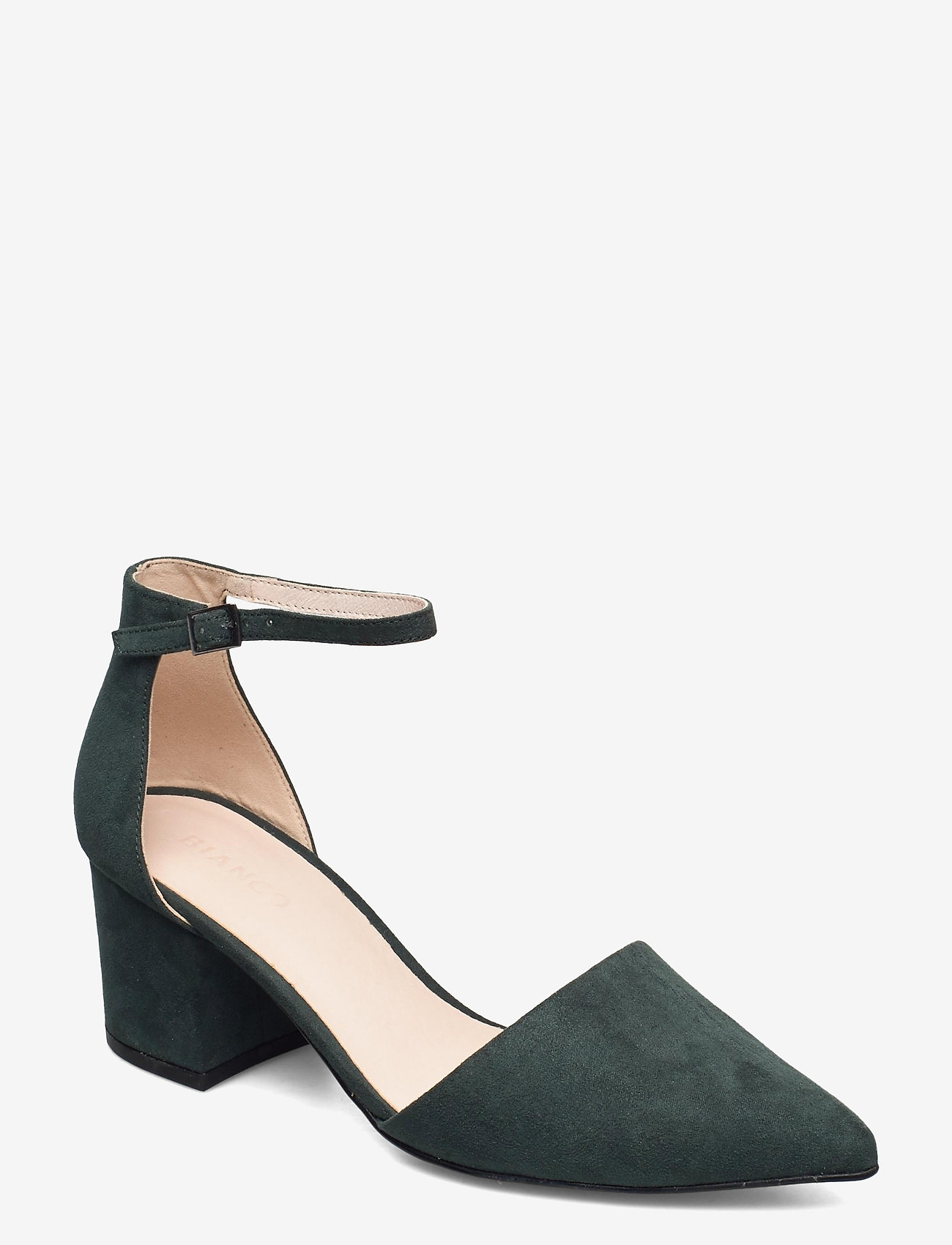 Bianco - BIADEVIVED Pump Micro Suede - naised - dark green 1 - 0