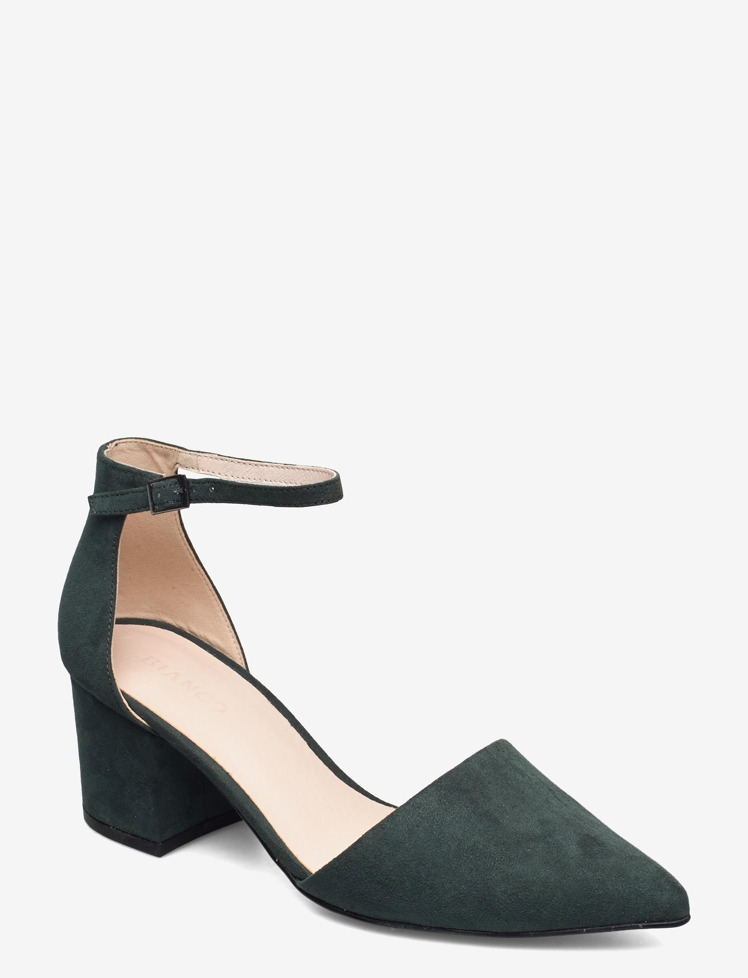 BIADEVIVED Pump Micro Suede - DARK GREEN 1