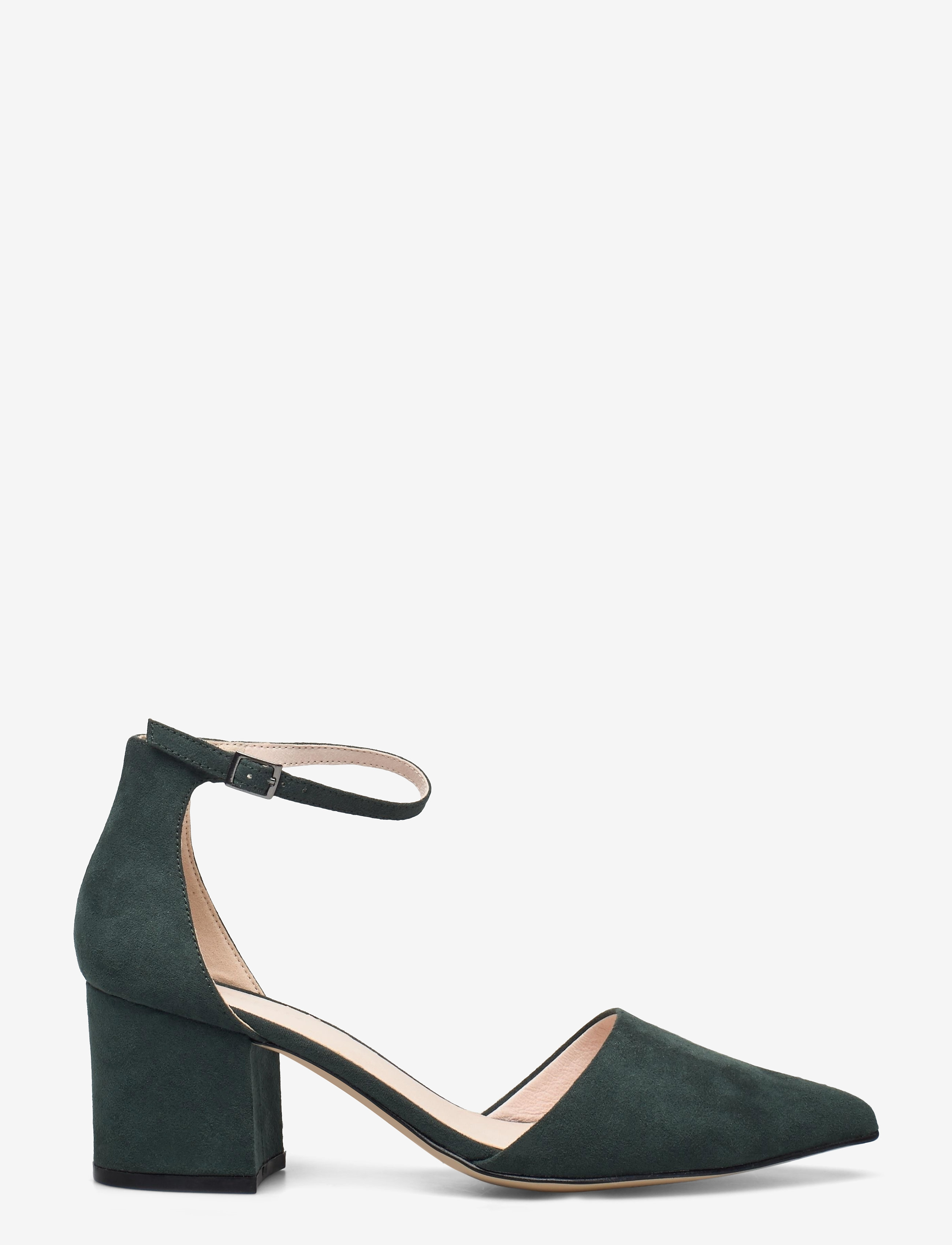 Bianco - BIADEVIVED Pump Micro Suede - festklær til outlet-priser - dark green 1 - 1