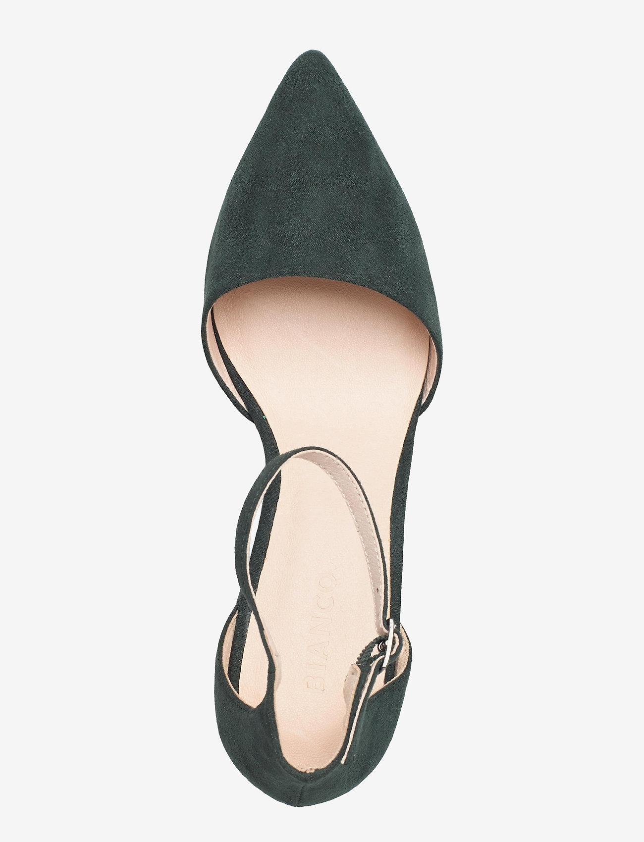 Bianco - BIADEVIVED Pump Micro Suede - naised - dark green 1 - 3