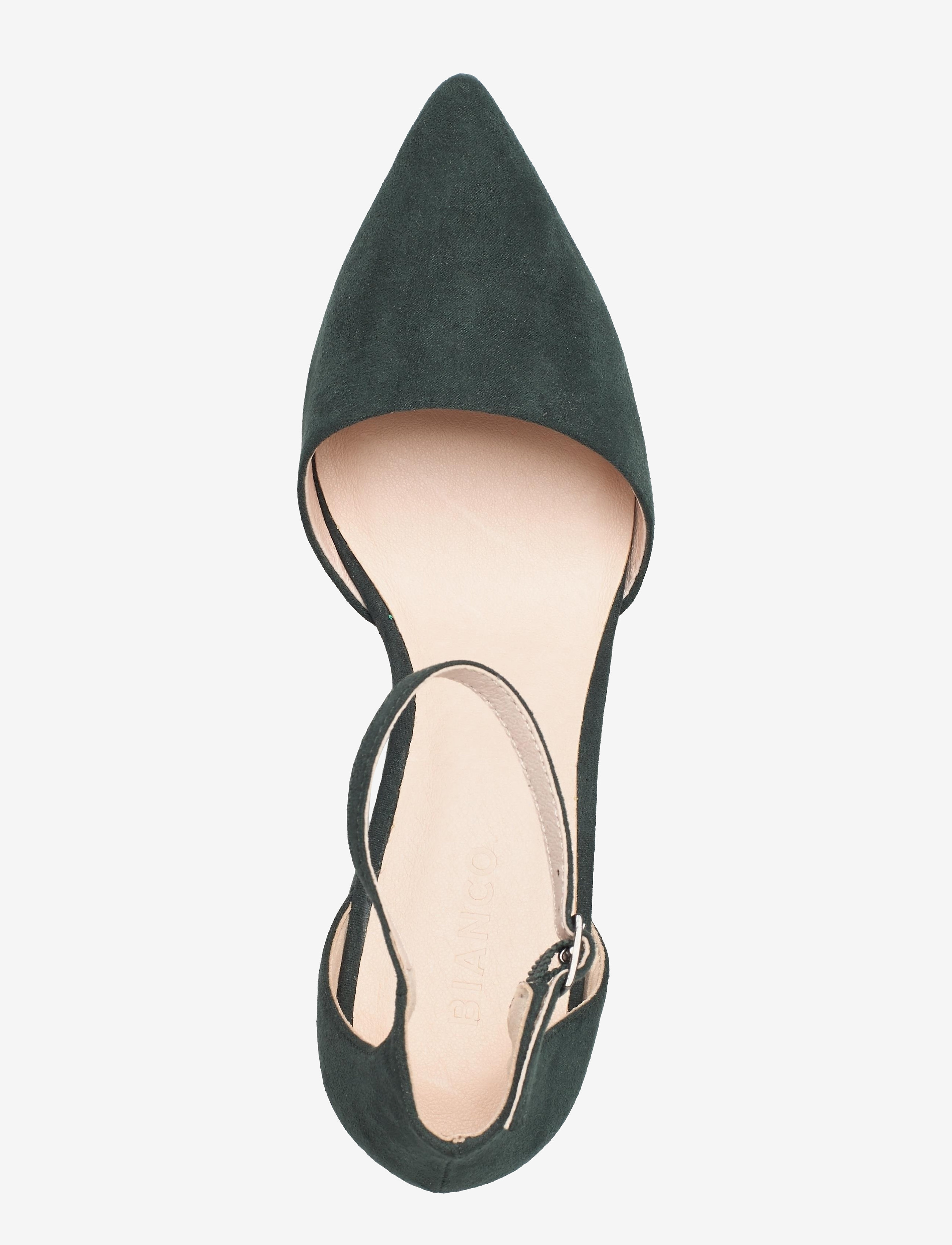 Bianco - BIADEVIVED Pump Micro Suede - festklær til outlet-priser - dark green 1 - 3