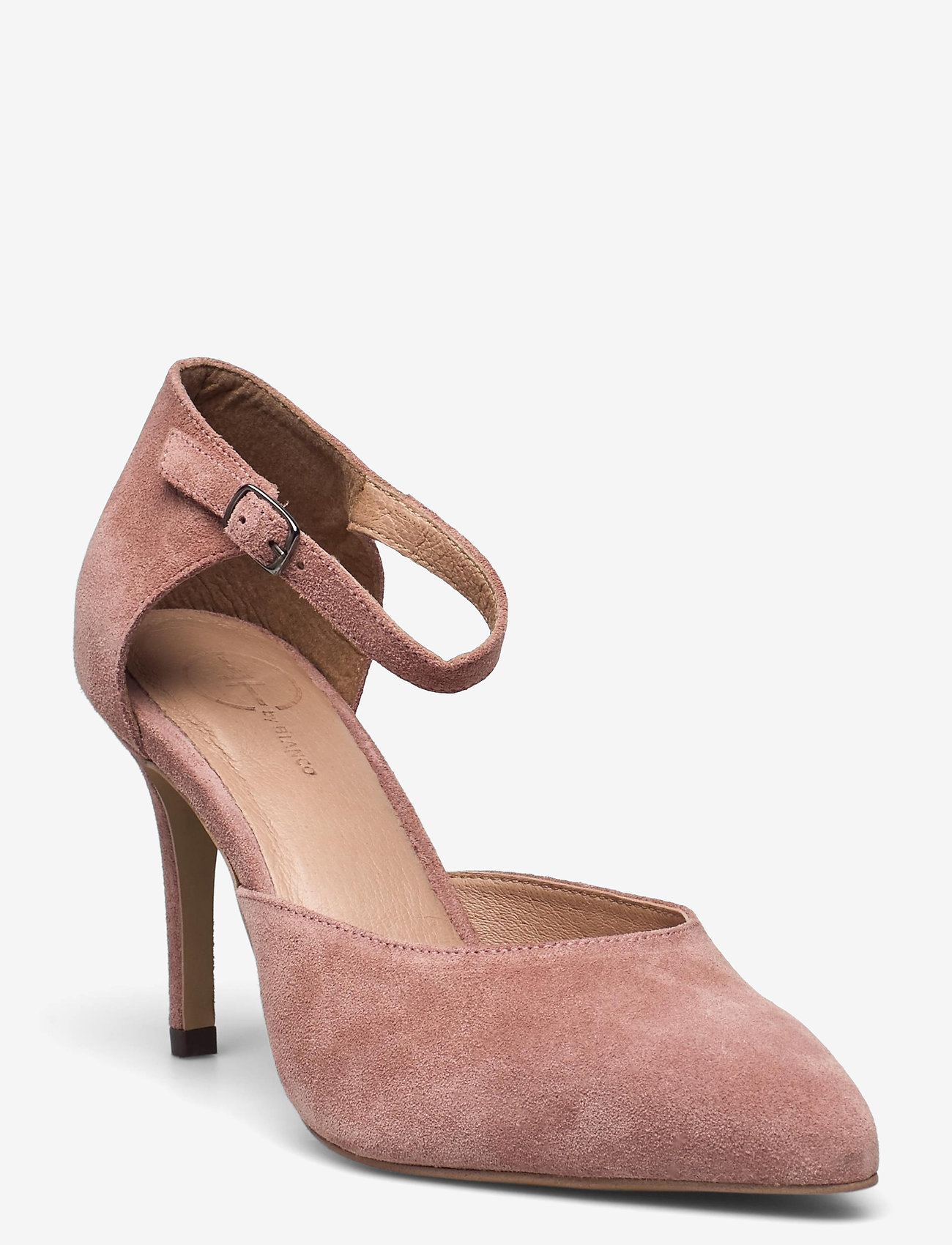 Bianco - BIACAIT Suede Ankle Strap Pump - powder 1 - 0
