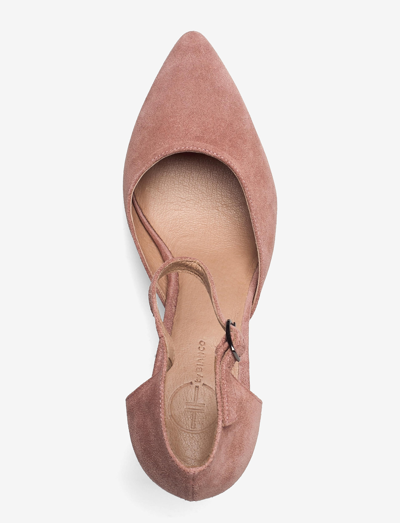 Bianco - BIACAIT Suede Ankle Strap Pump - powder 1 - 3
