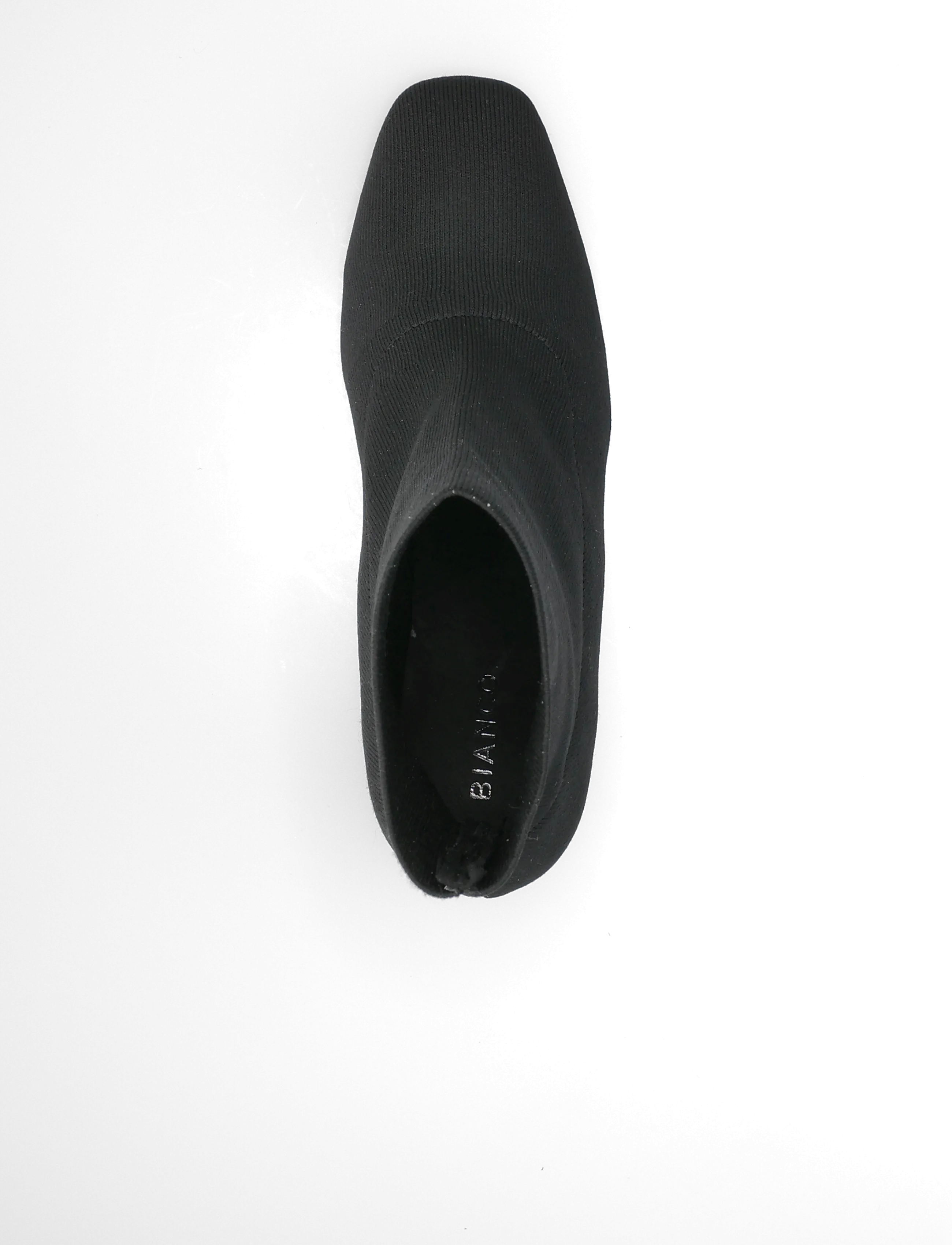 Bianco - BIAELLIE Knit Boot - hohe absätze - black 4 - 3