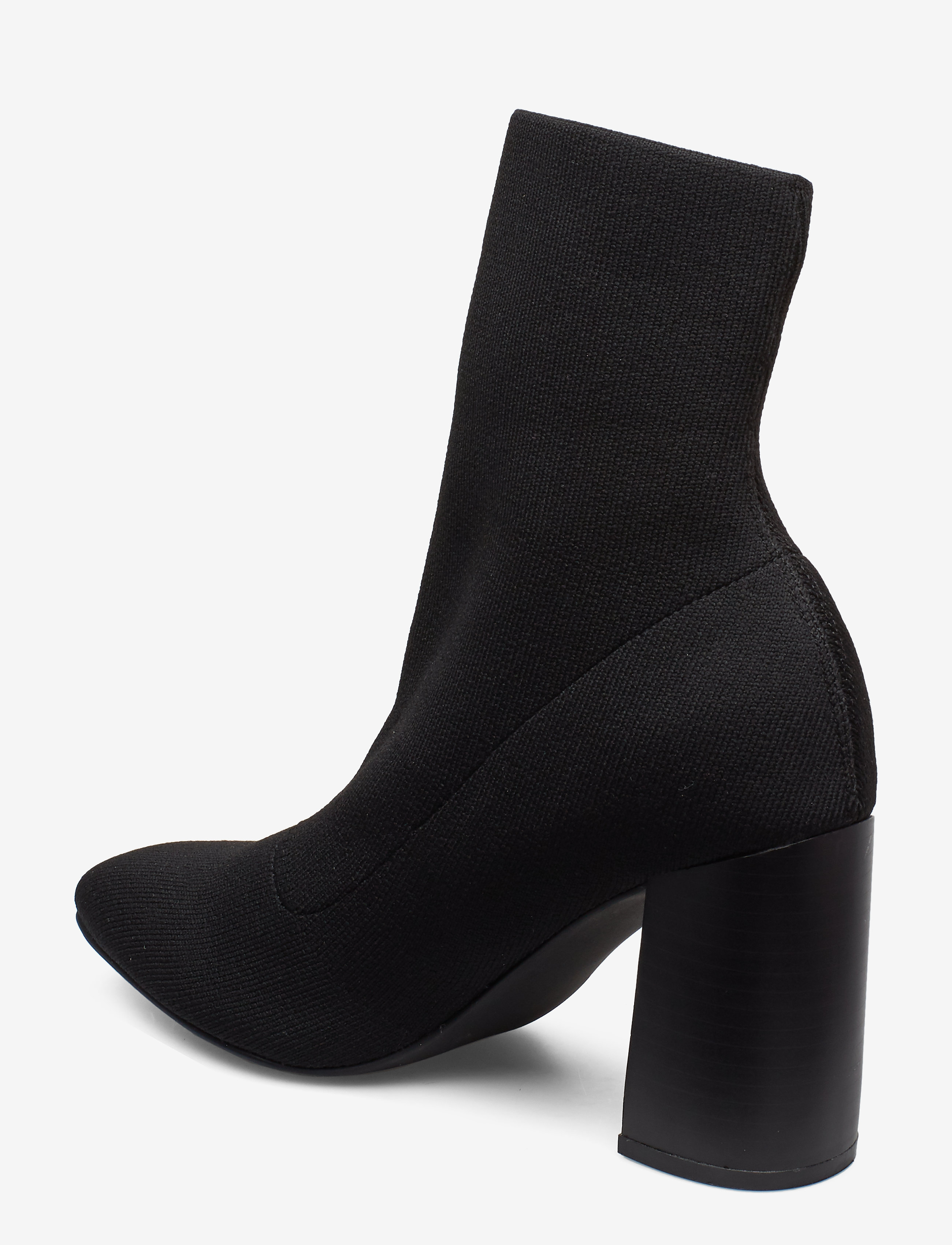 Bianco - BIAELLIE Knit Boot - aukštakulniai aulinukai iki kulkšnių - black - 2