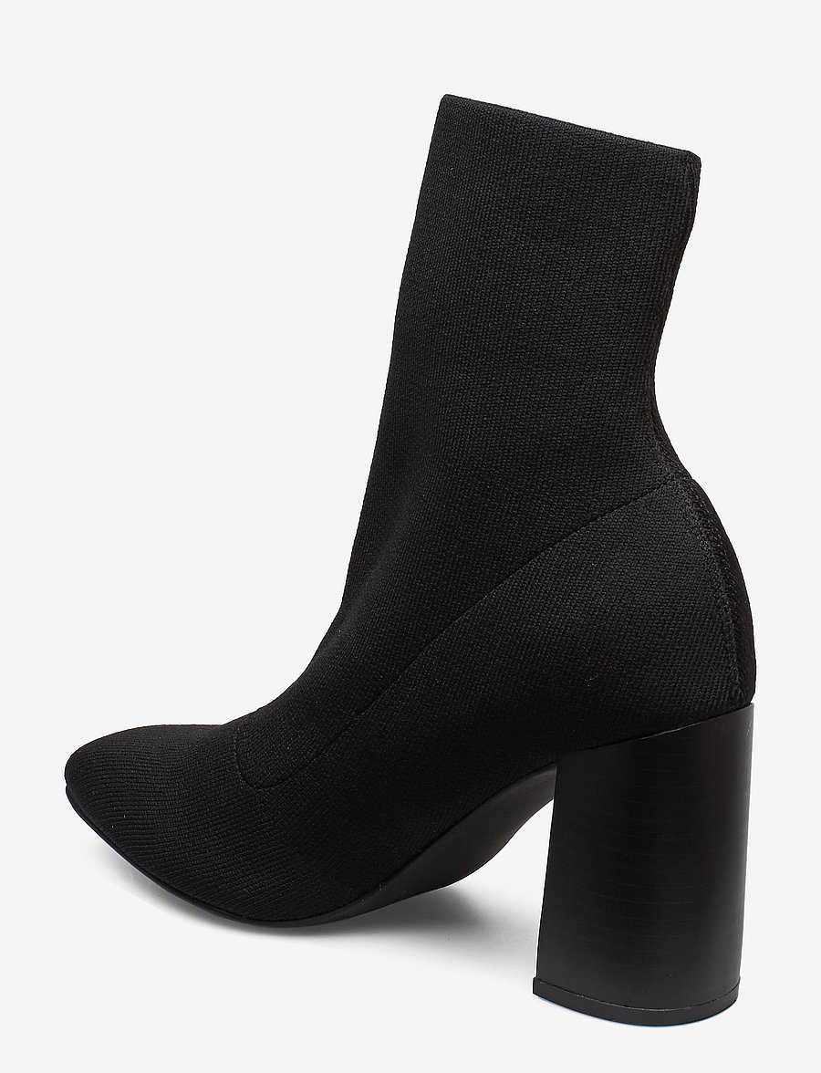 Bianco - BIAELLIE Knit Boot - kontsaga poolsaapad - black - 2