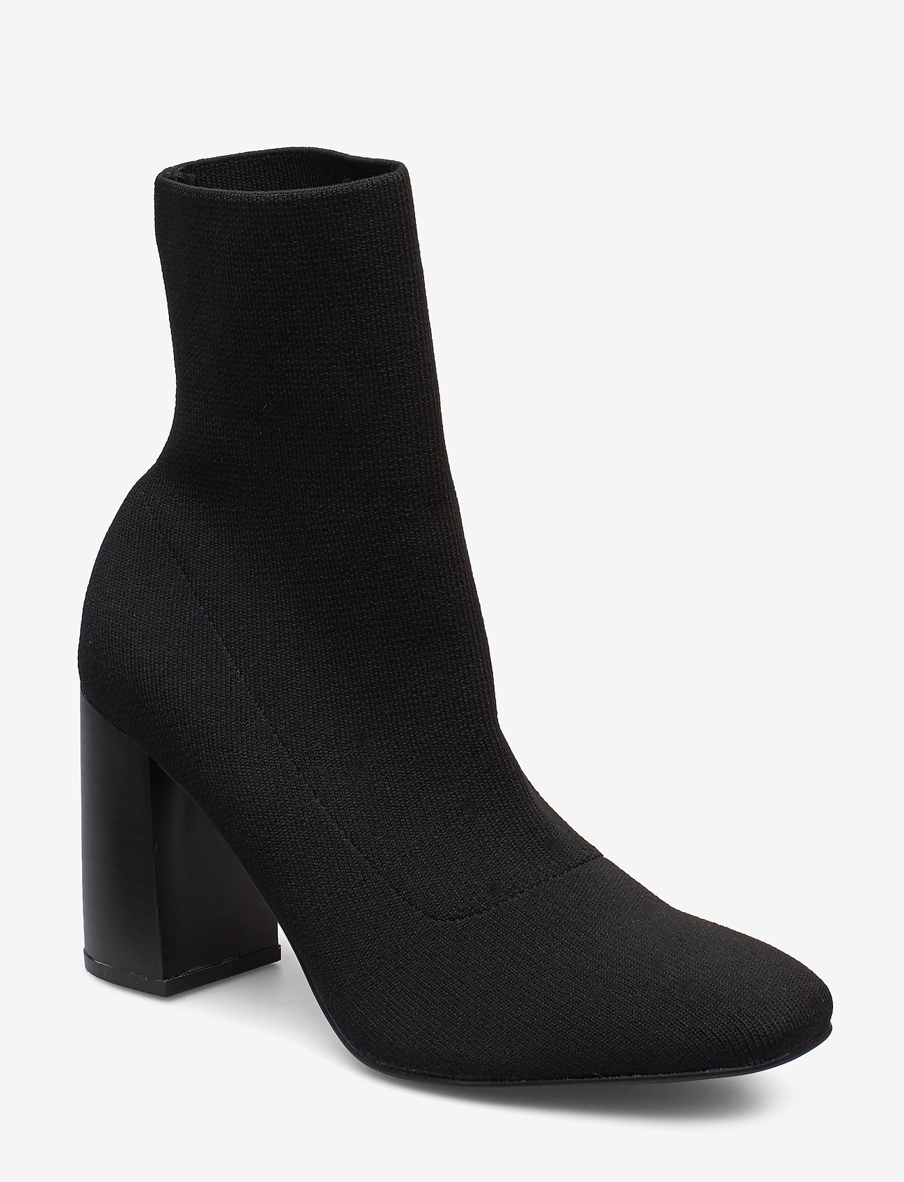Bianco - BIAELLIE Knit Boot - heeled ankle boots - black - 0