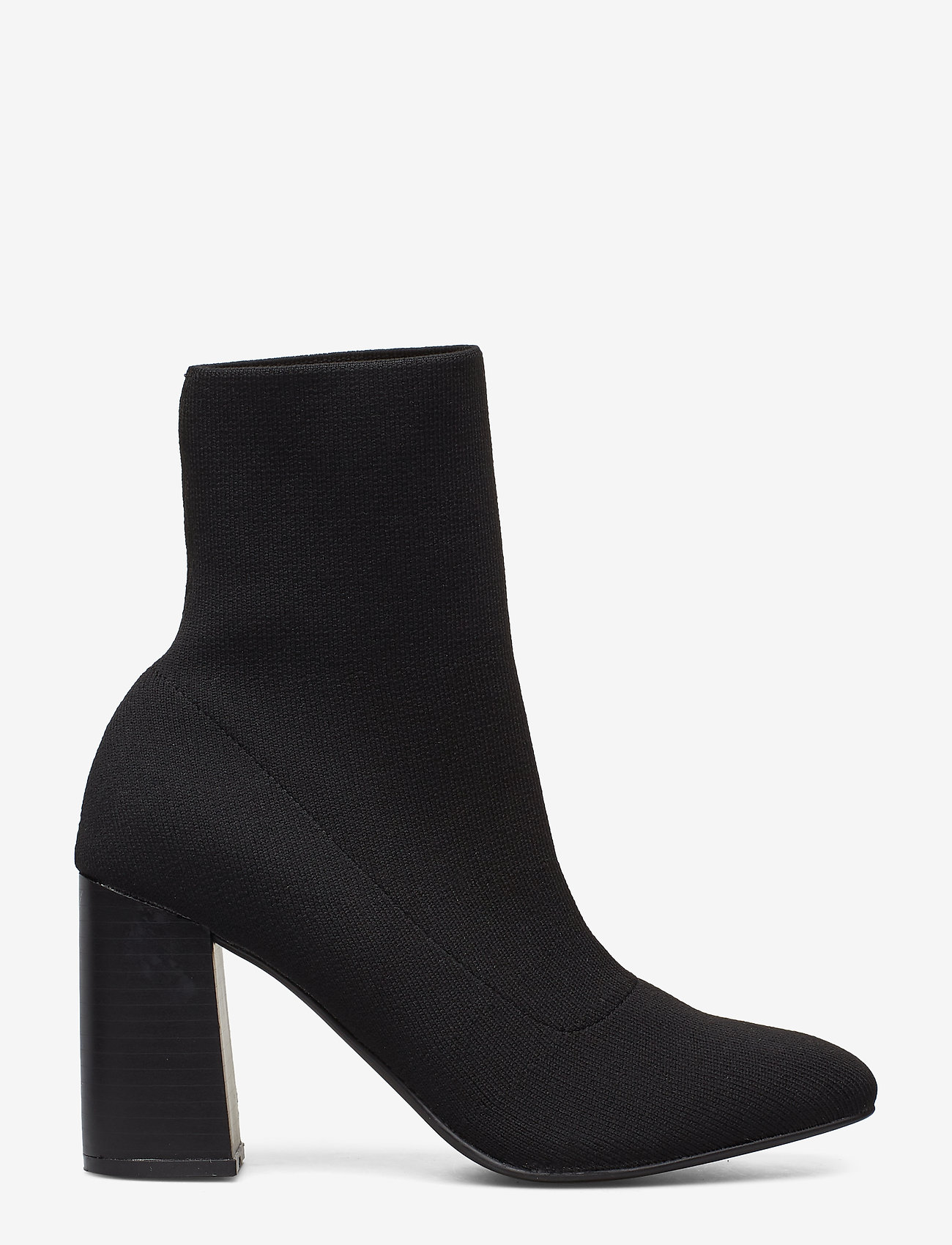 Bianco - BIAELLIE Knit Boot - høj hæl - black - 1