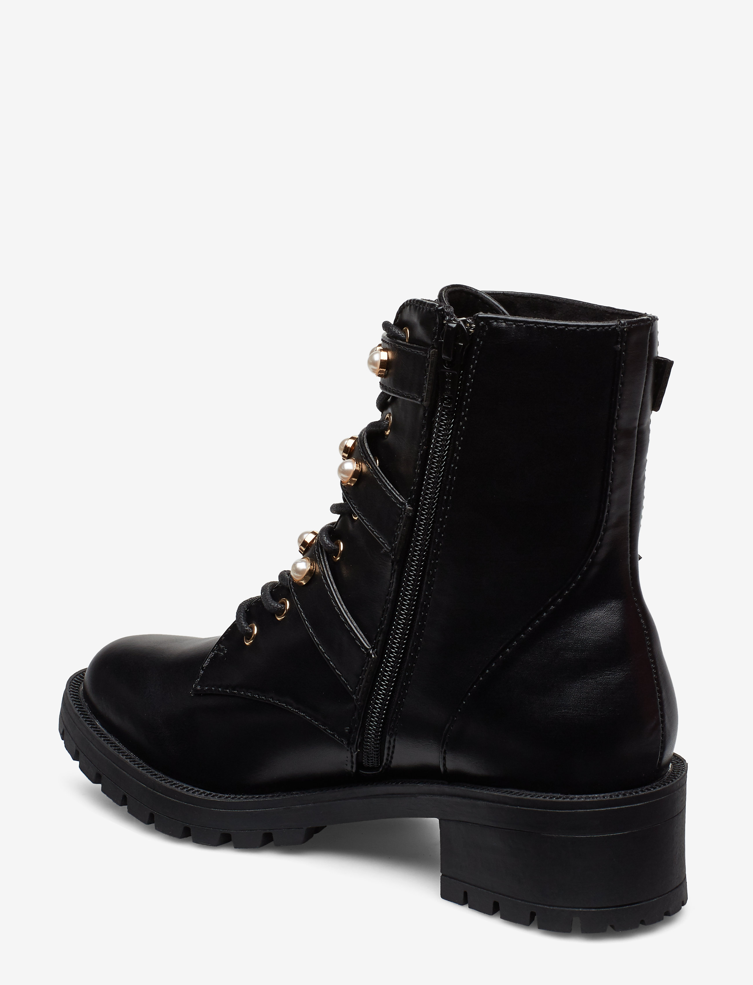 Bianco - BIAPEARL Biker Boot - snørestøvler - black - 2