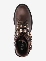 Bianco - BIAPEARL Biker Boot - geschnürte stiefel - dark brown - 3