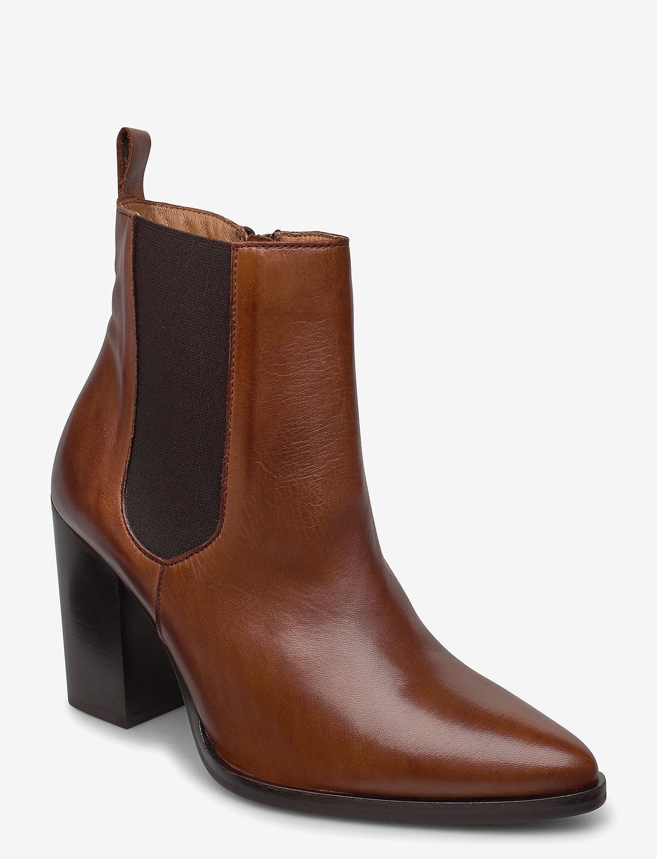 Bianco - BIAJUDIA Leather Boot - cognac - 0